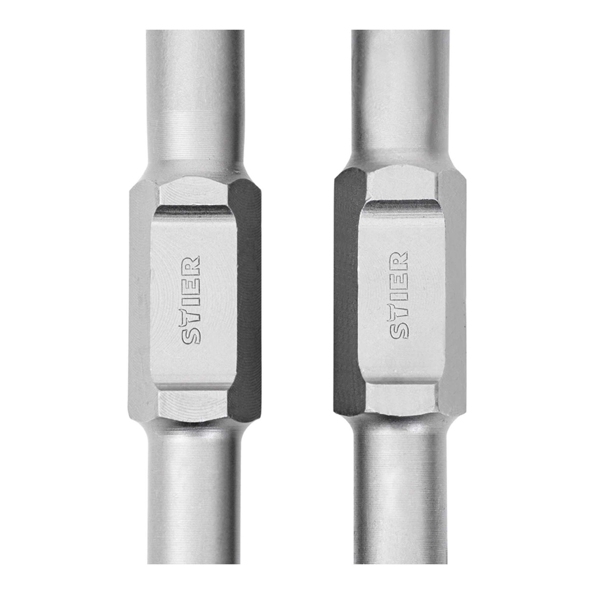 Stier Universalbohrer STIER SDS-HEX Flachmeißel Set 35/50 x 410 mm Stahl für Abbruchhammer v