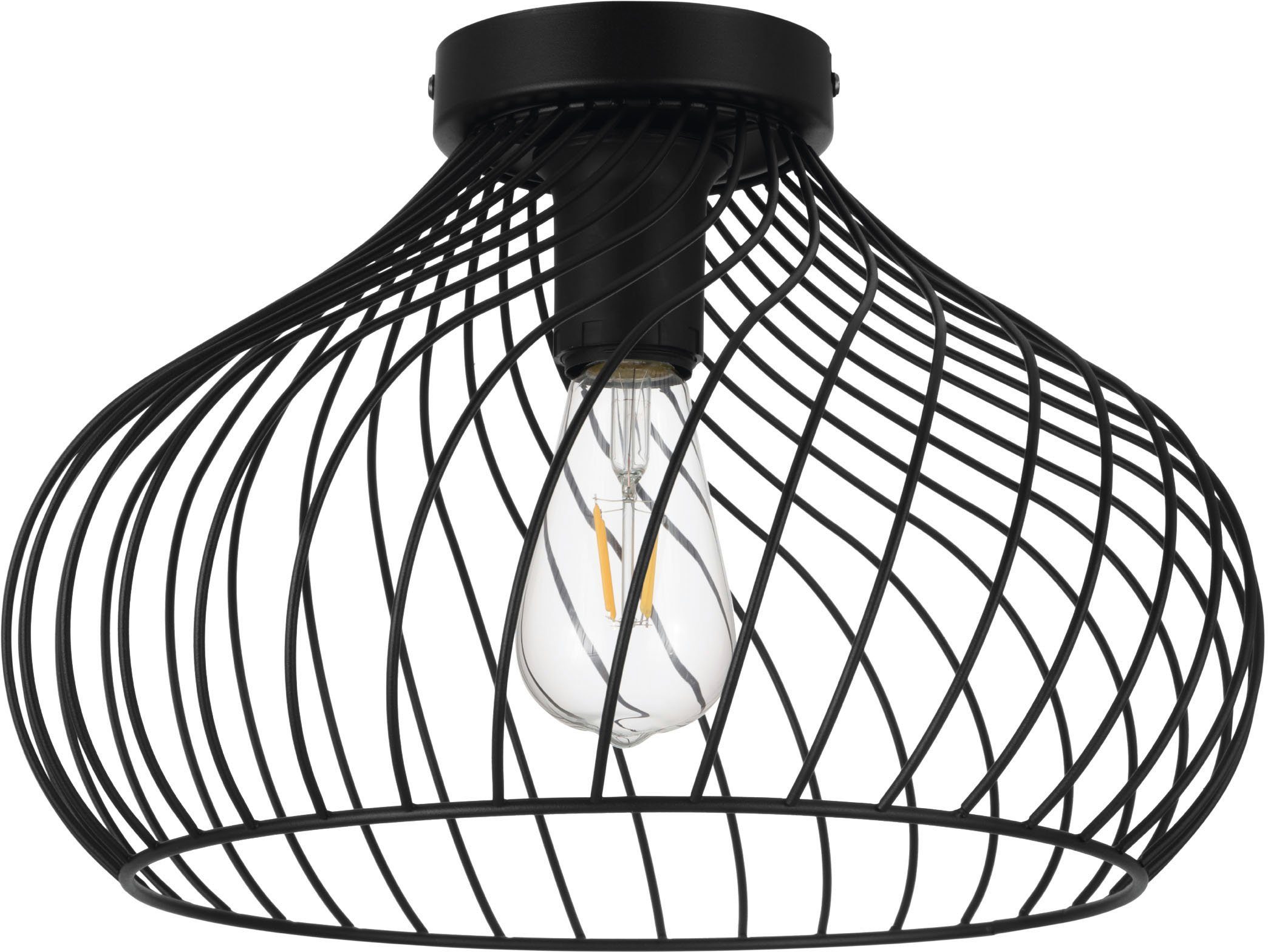 EGLO Deckenleuchte STAVERTON, Leuchtmittel wechselbar, ohne Leuchtmittel, D günstig online kaufen