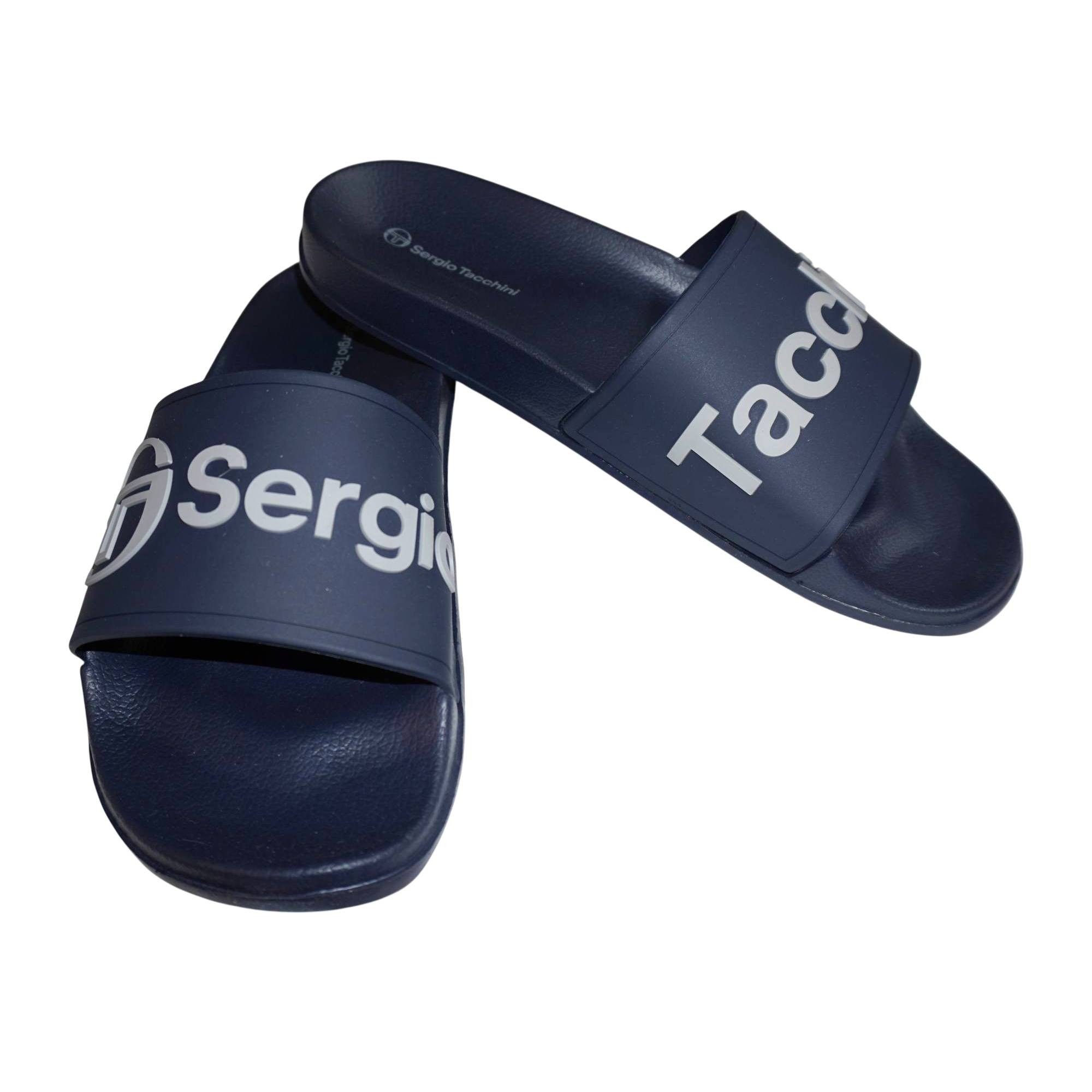 Sergio Tacchini Badelatschen Sergio Tacchini Triod V3 Badepantolette vorgeformtes Fußbett