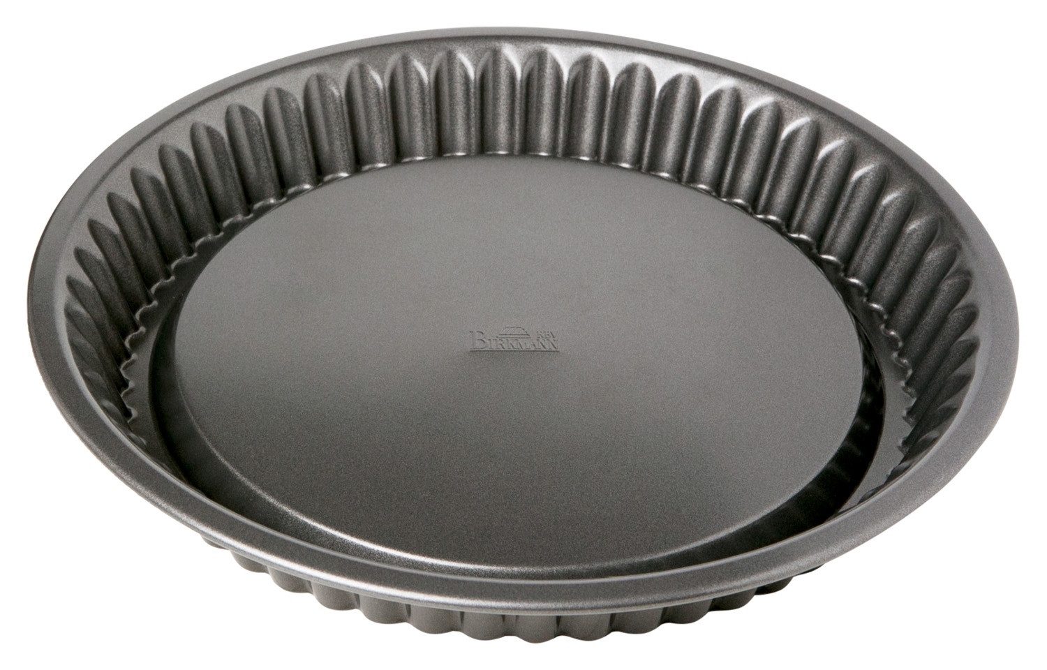 Birkmann Obstkuchenform EASY BAKING, Ø 30 cm, Anthrazit, Karbonstahl, antihaftbeschichtet