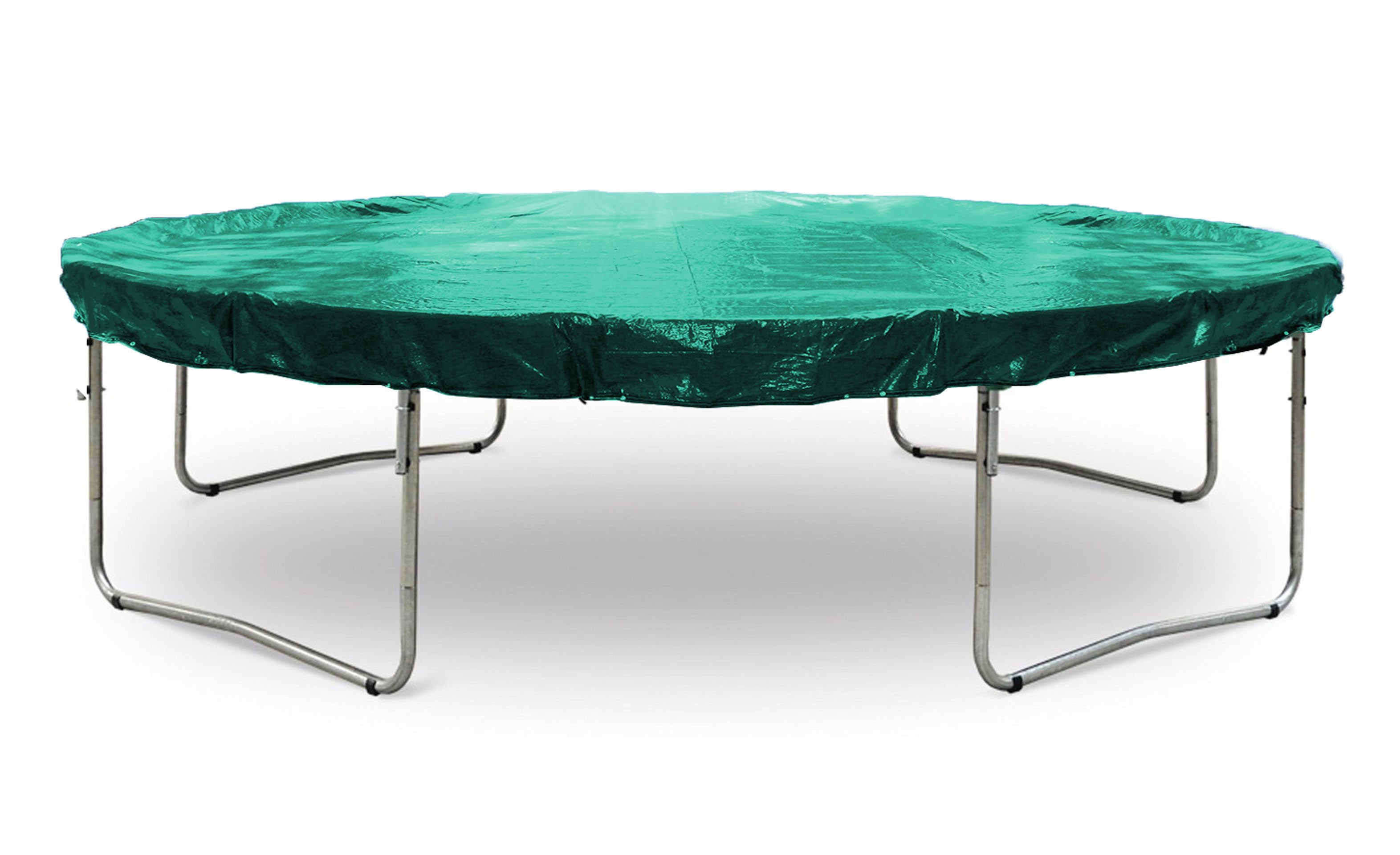 Quick Star Trampolin-Abdeckplane Rund Planenmaß Ø 380cm für Trampolingrößen bis 366cm Grün