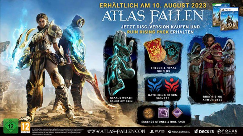 Fallen Atlas Focus PlayStation 5