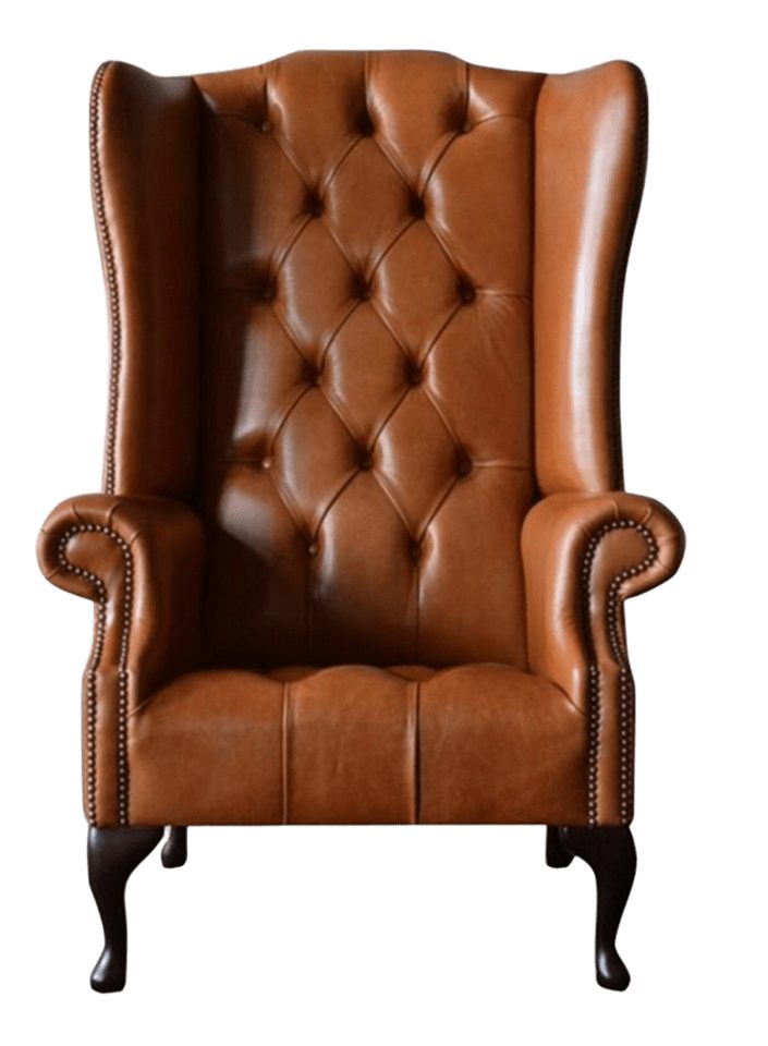 Xlmoebel Ohrensessel Einzelner Sessel aus hochwertigem Leder in modernem, luxuriösem Stil (Chesterfield Sessel), Hergestellt in Europa