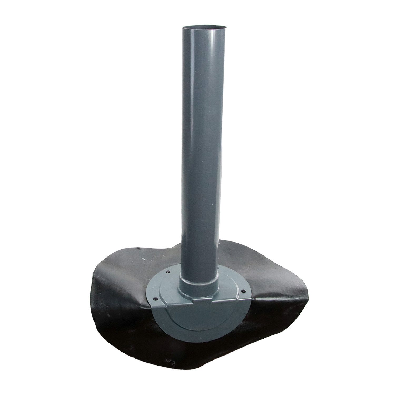 FLECK Dachdurchführung Flachdach Winkelablauf Flansch aus Bitumen Schweißbahn verpresst DN70