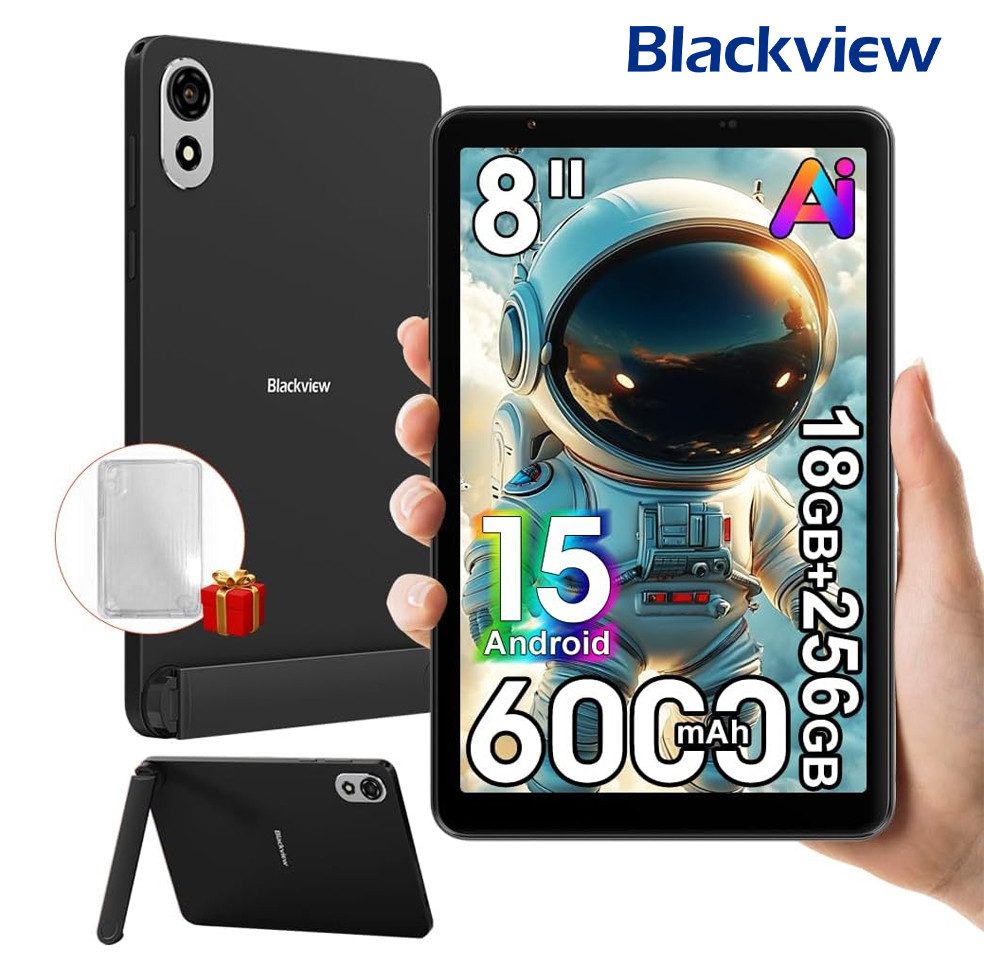 blackview Zeno 1 Android 15 90Hz 4G LTE+5G WiFi Tablet (8", 256 GB, Android 15, 4G LTE, 4G LTE, 8 Zoll, Android 15, Weihnachtsgeschenke)