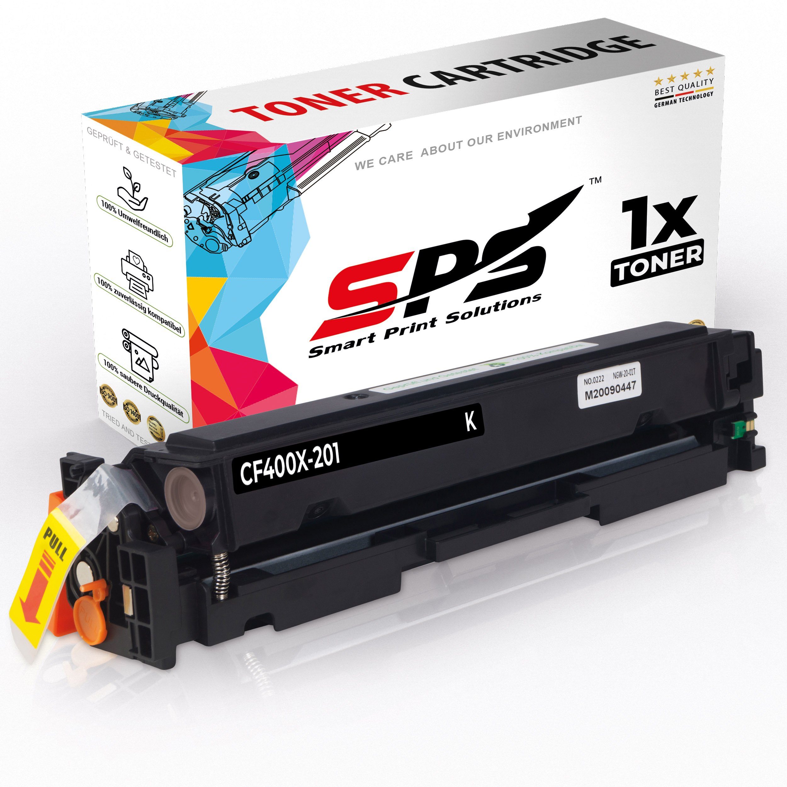 SPS Tonerkartusche Kompatibel für HP Color Laserjet Pro 200 M252, (1er Pack, 1-St., 1 x Toner (Für HP CF400X Schwarz) | Tonerpatronen