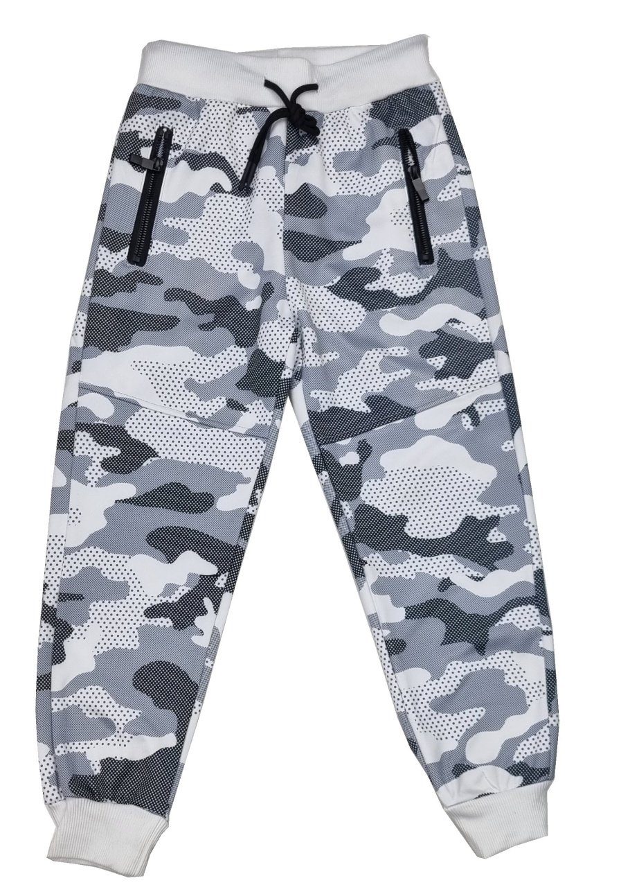 Fashion Boy Jogginghose Tarnhose Jogginghose Freizeithose camouflage army, J3651