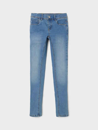 Name It Regular-fit-Jeans Skinny Jeans Denim Hose NKFPOLLY 5546 in Hellblau