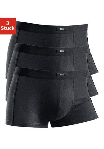 den H.I.S mit Piping Seiten schwarz Boxer schmalen 3-St) (Packung, an