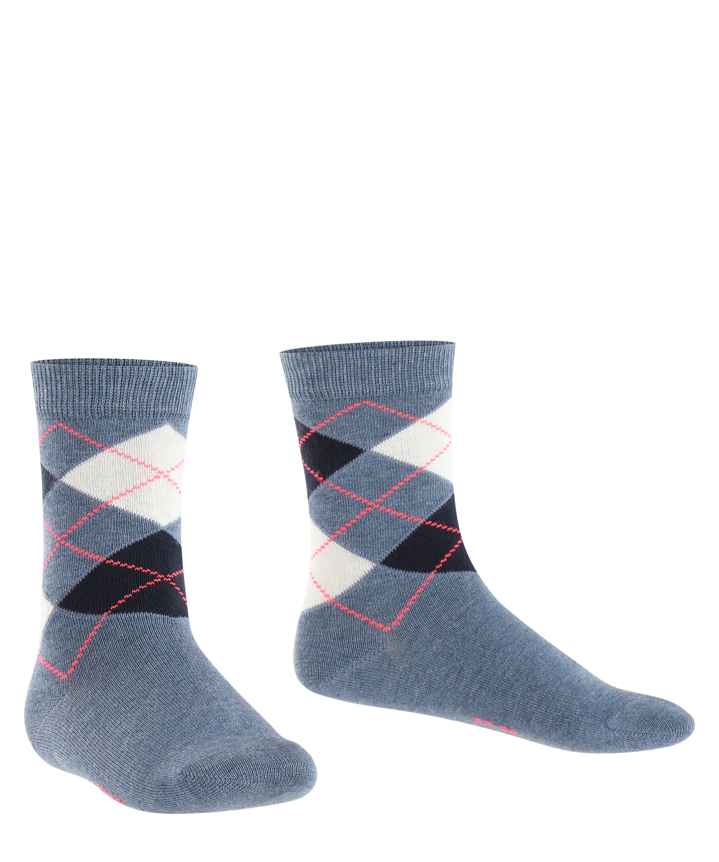 Classic Argyle Socken FALKE blue/blue (1-Paar) (6661)