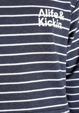 Alife & Kickin Kapuzensweatshirt Ringel in melierter Qualität und garngefärbten Ringel