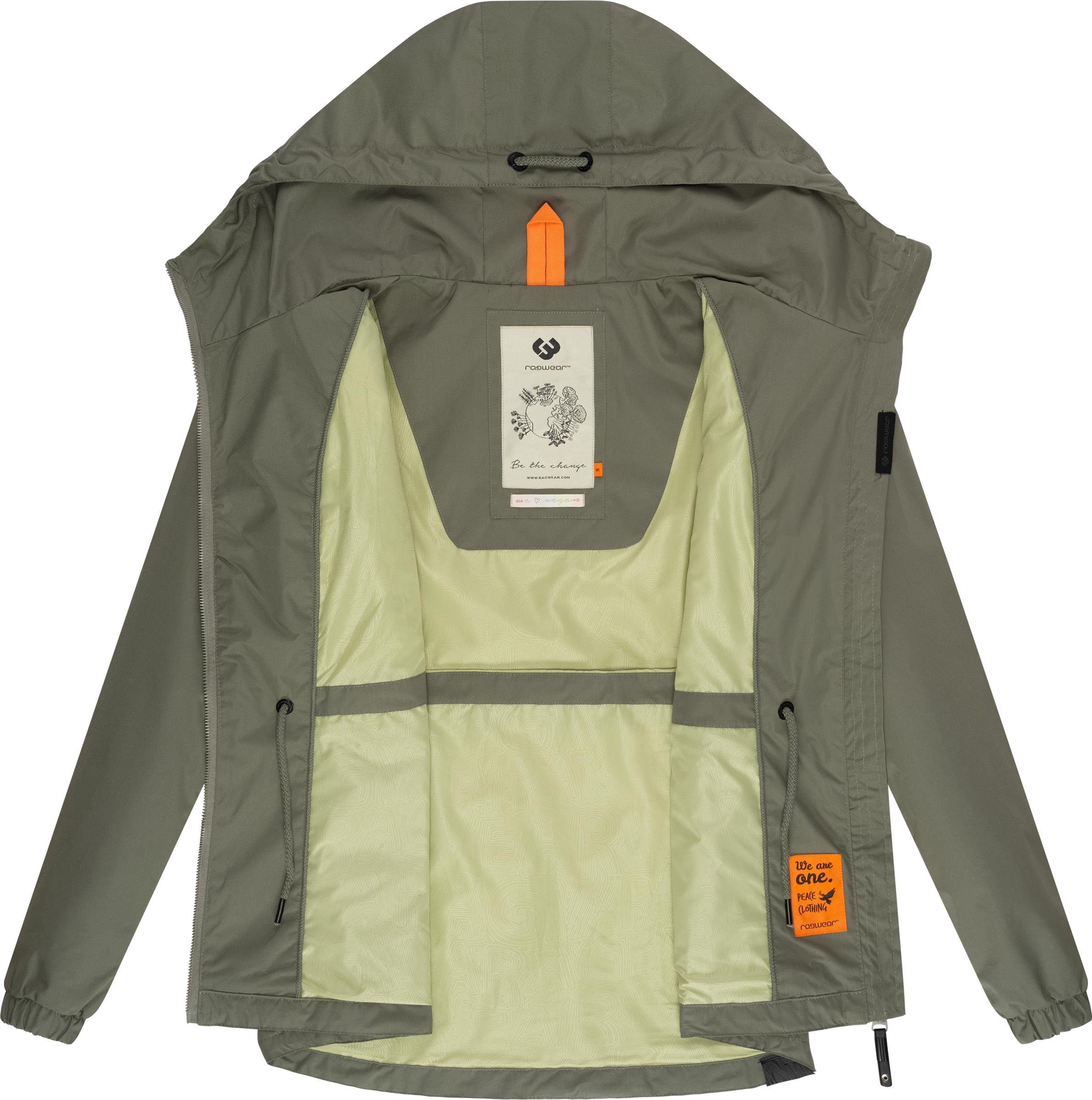Ragwear Outdoorjacke Danka Wasserdichte Übergangsjacke mit großer Kapuze – Bild 5 von 5