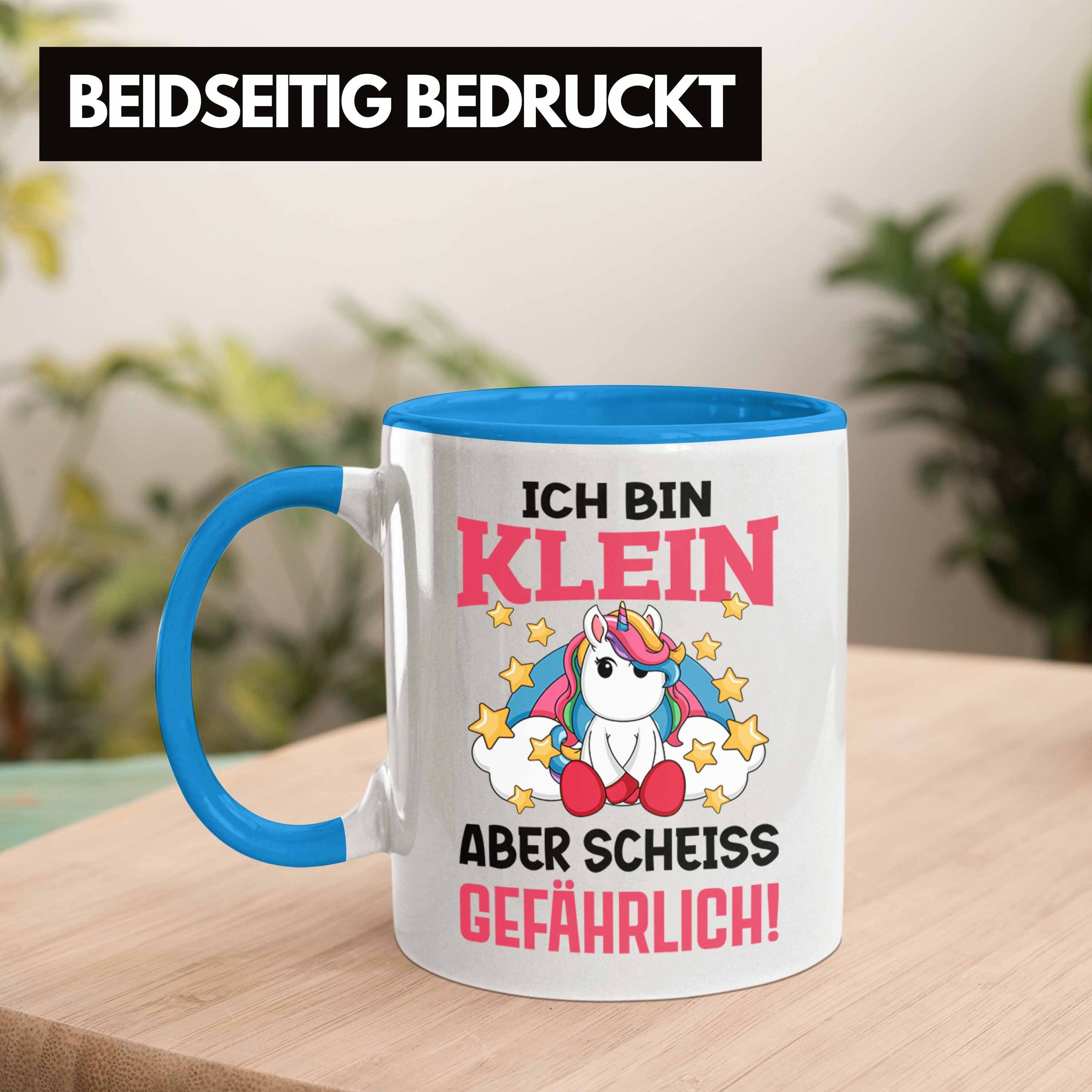 Blau Gefährlich Einhorn - Einhornfans Klein Trendation Lustige Trendation Spruch Aber Sch Tasse Geschenkidee Tasse mit