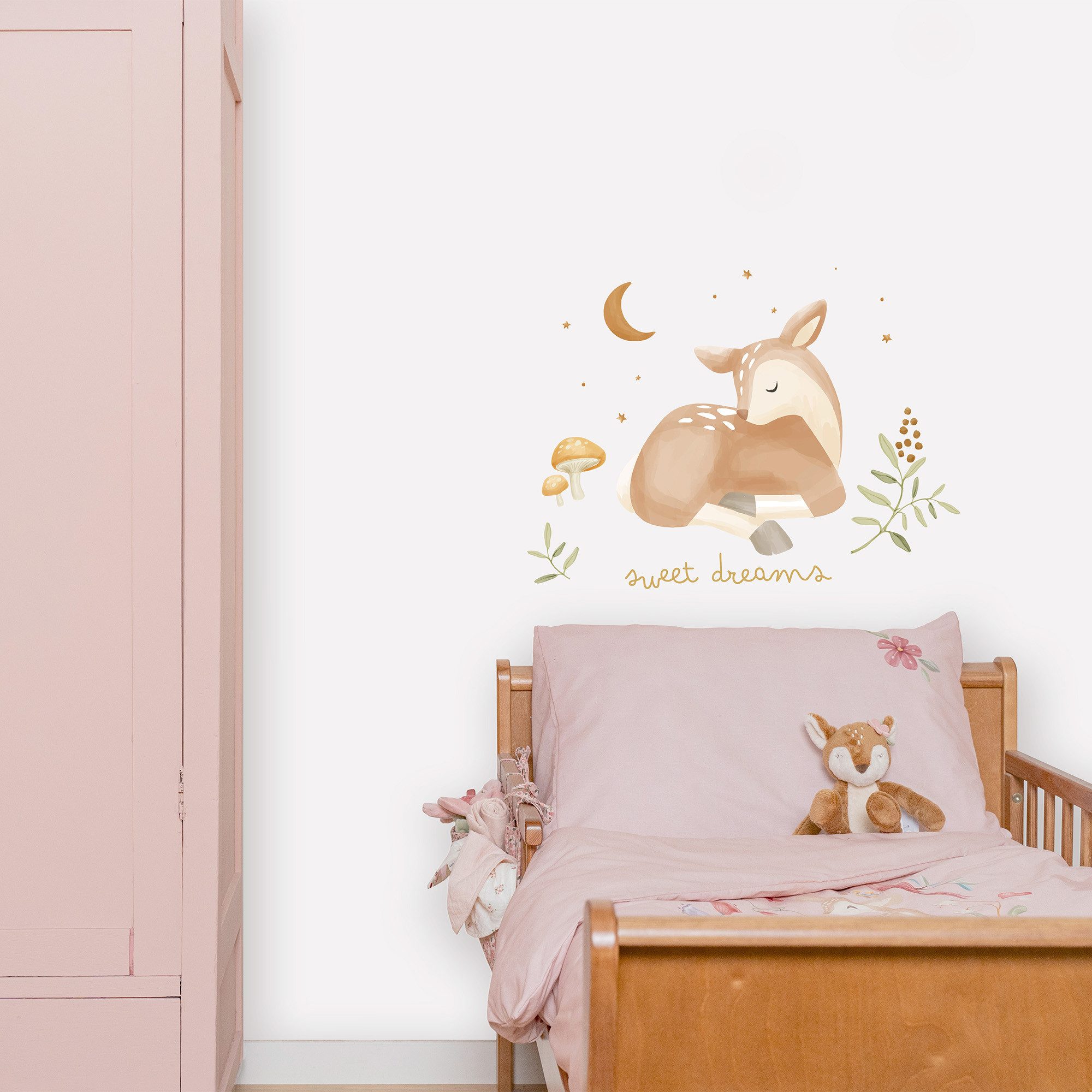 LITTLE DUTCH Wandtattoo Wandsticker Set Fairy Garden Sweet Dreams (40x30cm) (1 St)