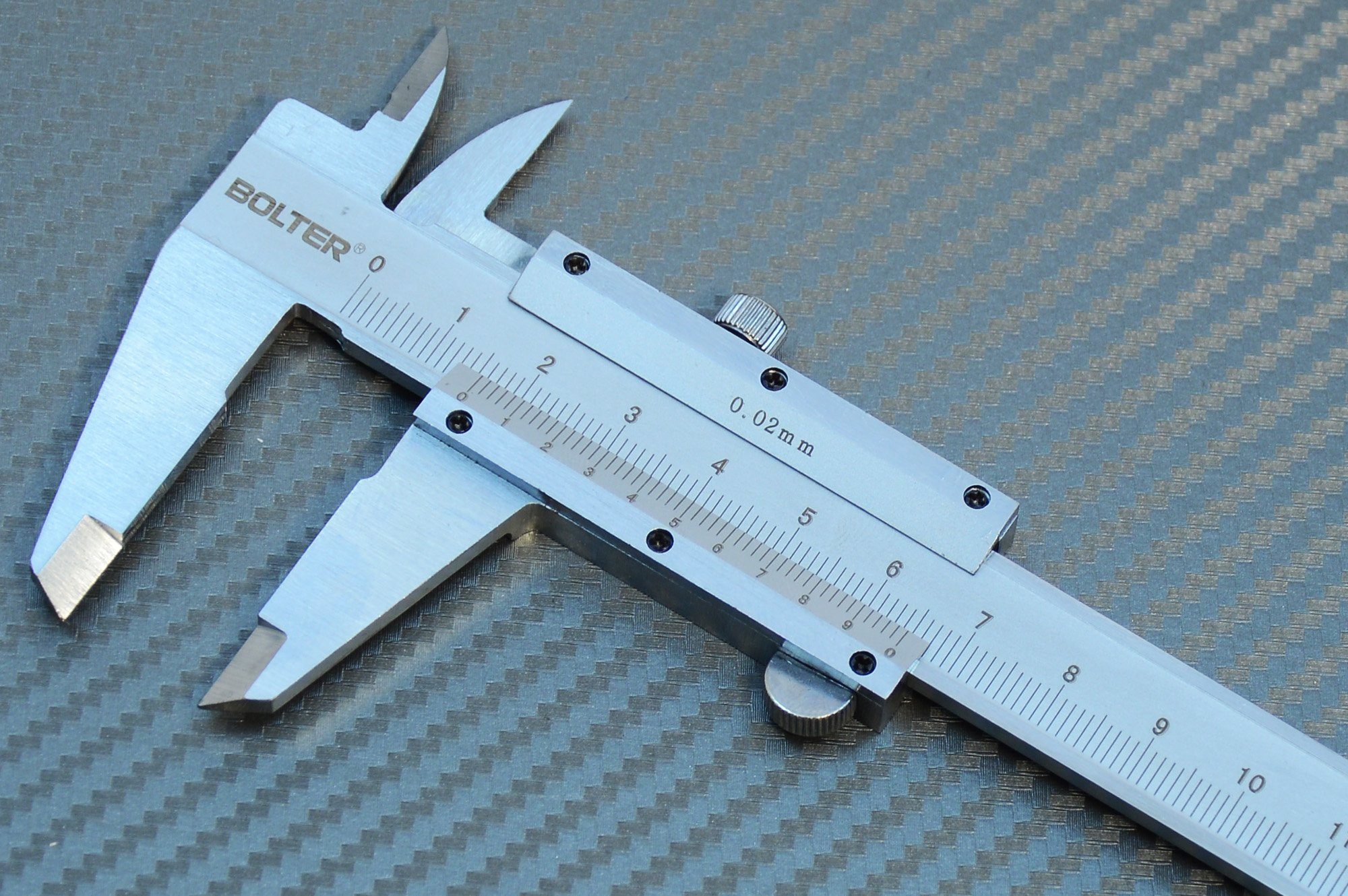 Bolter Messschieber mm 1-St. 6" Profimessgerät, Messschieber Schieblehre 150