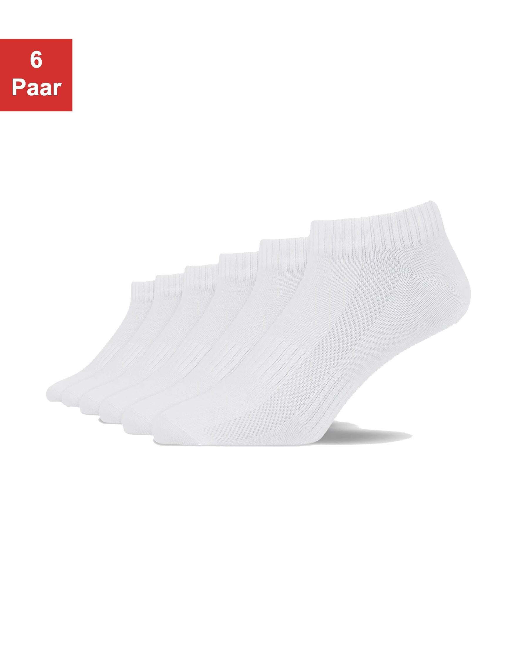 SNOCKS Sneakersocken Quarter Socken für Damen & Herren (6-Paar) mit atmungsaktivem Material und rutschfestem Bündchen