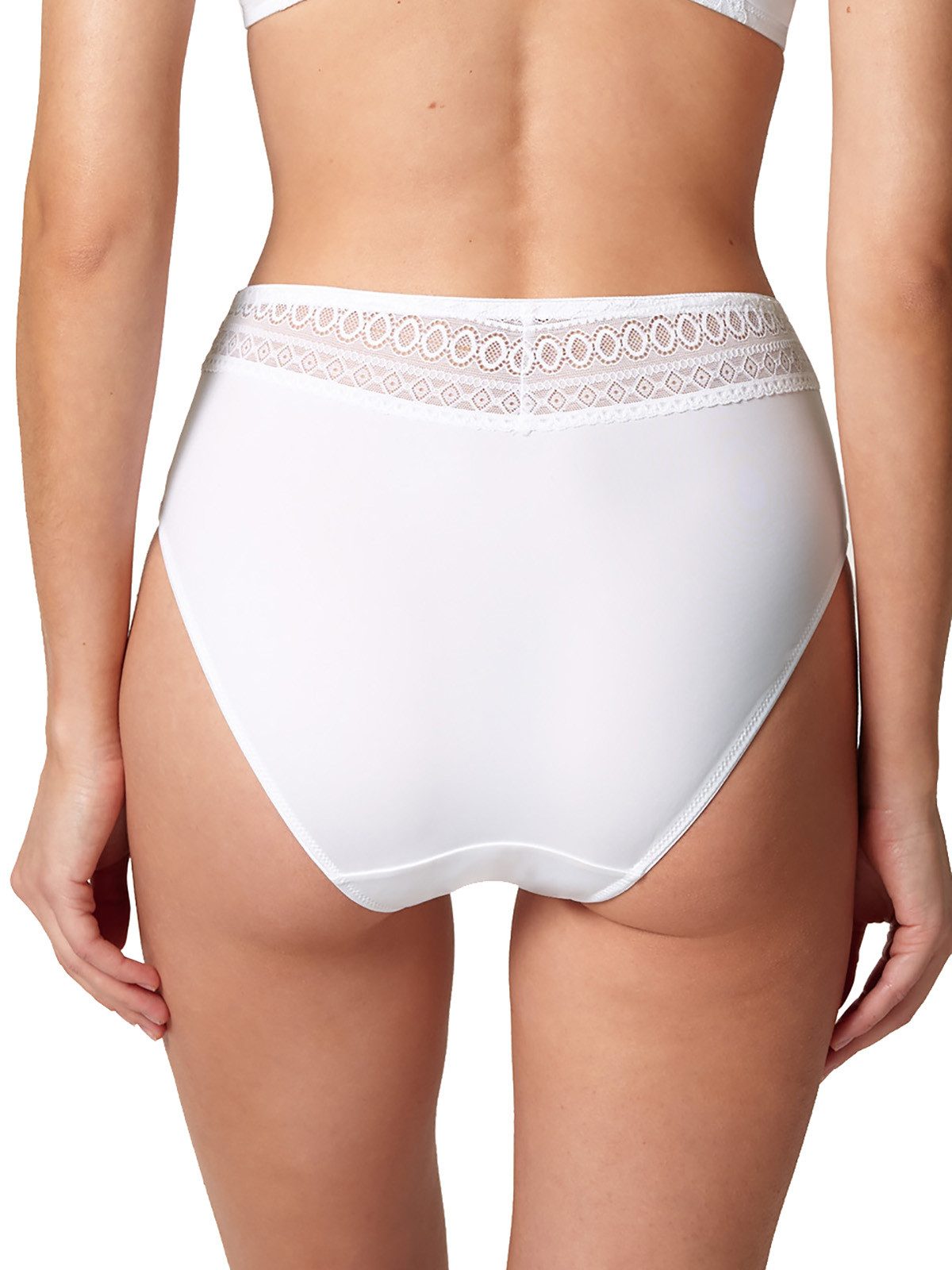 HUBER Taillenslip Damen Maxi Slip hautnah Traditional Lace (Stück, 1-St) recyceltes Material