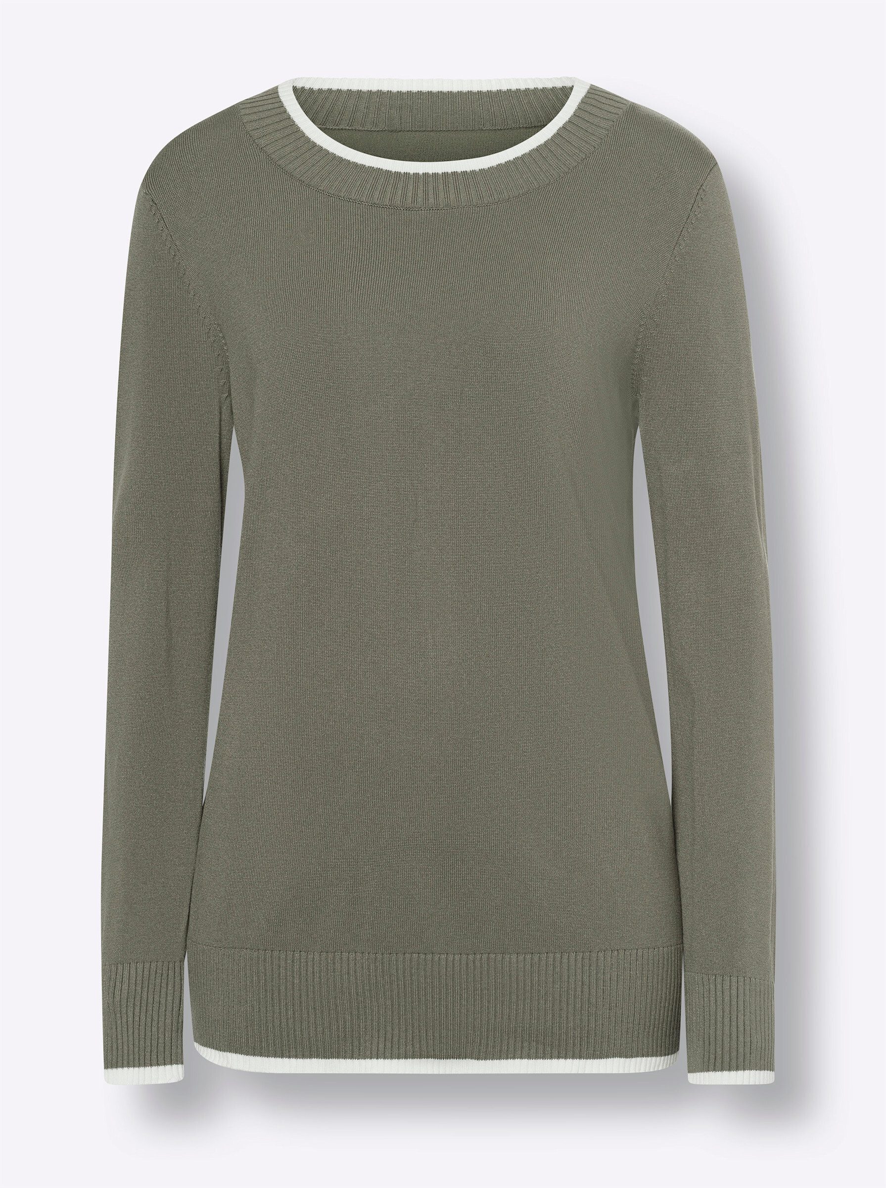 Strickpullover Pullover Langarm Feinstrick