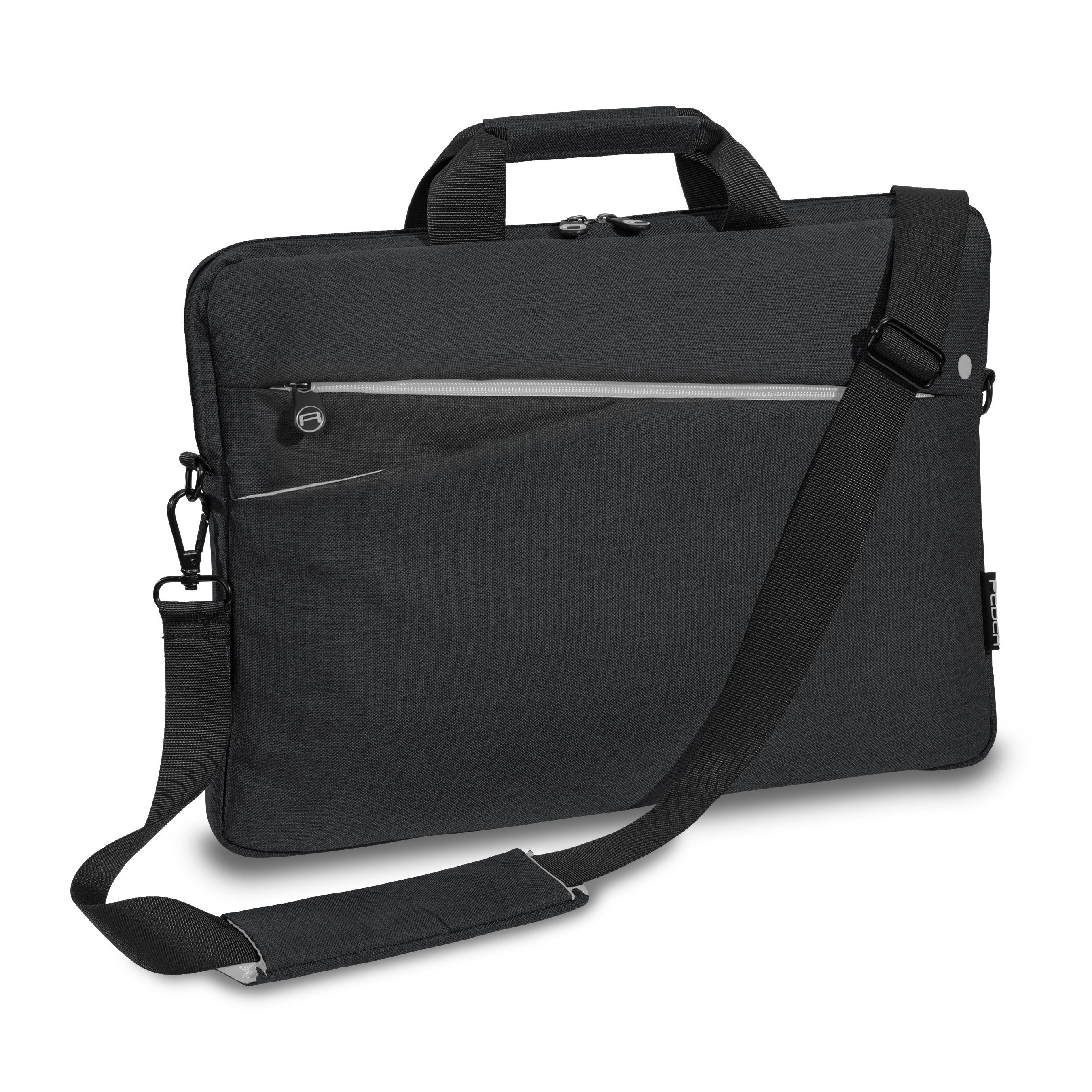 PEDEA Laptoptasche FASHION (15,6 Zoll (39,6 cm), Umhängetasche mit dicken Polsterung und fleeceartigem Innenfutter