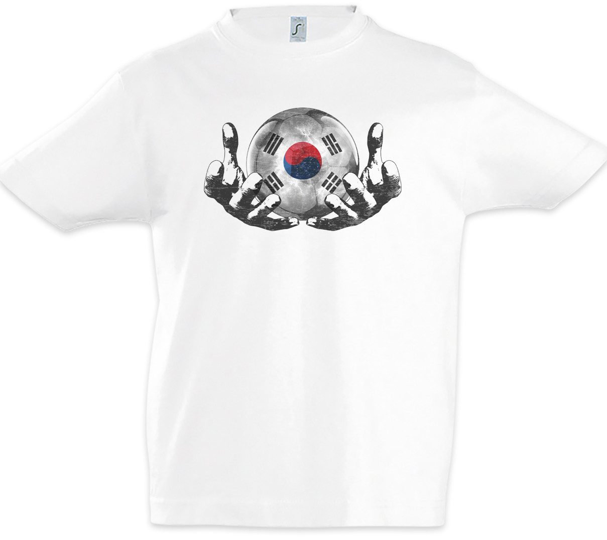 Print-Shirt South Korea Football Magic Ball Kinder T-Shirt Südkorea Südkoreanisch