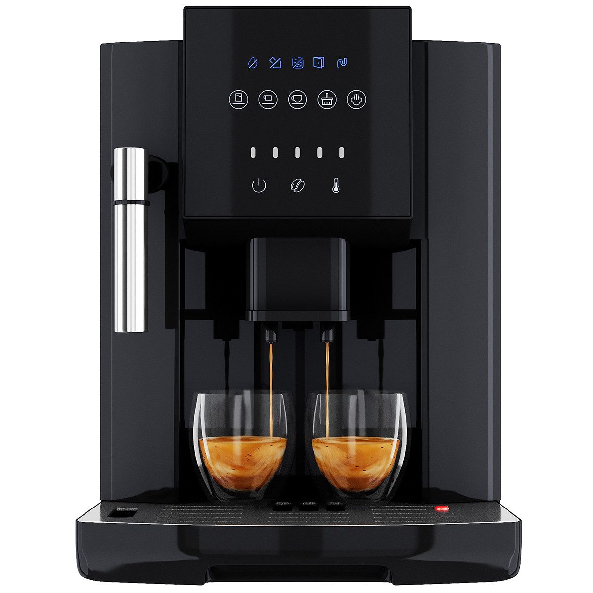 ProfiCook Kaffeevollautomat PC-KAV 1281, Kaffeevollautomat mit Milchdüse für Cappuccino