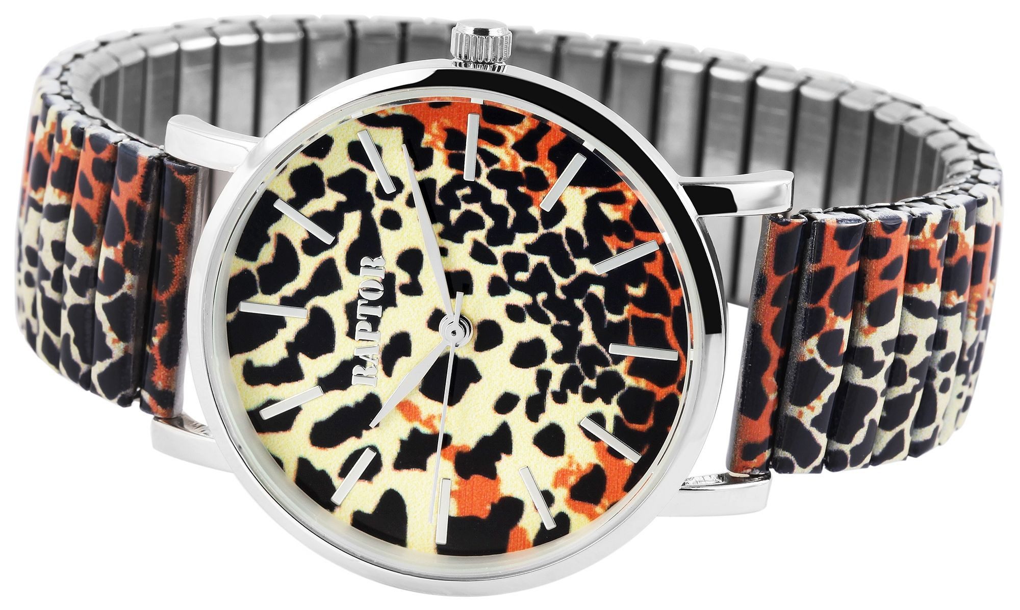 Raptor Quarzuhr Colorful Edition mit Edelstahlzugarmband, günstig online kaufen