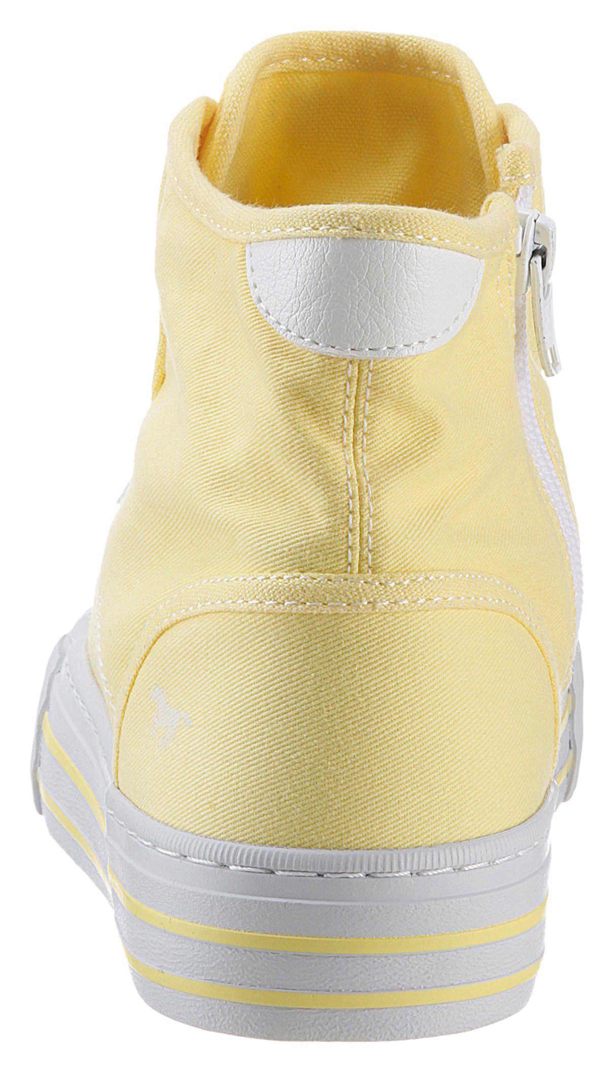 Mustang Shoes High-Top-Sneaker, Freizeitschuh, Schnürboots, Plateau, günstig online kaufen
