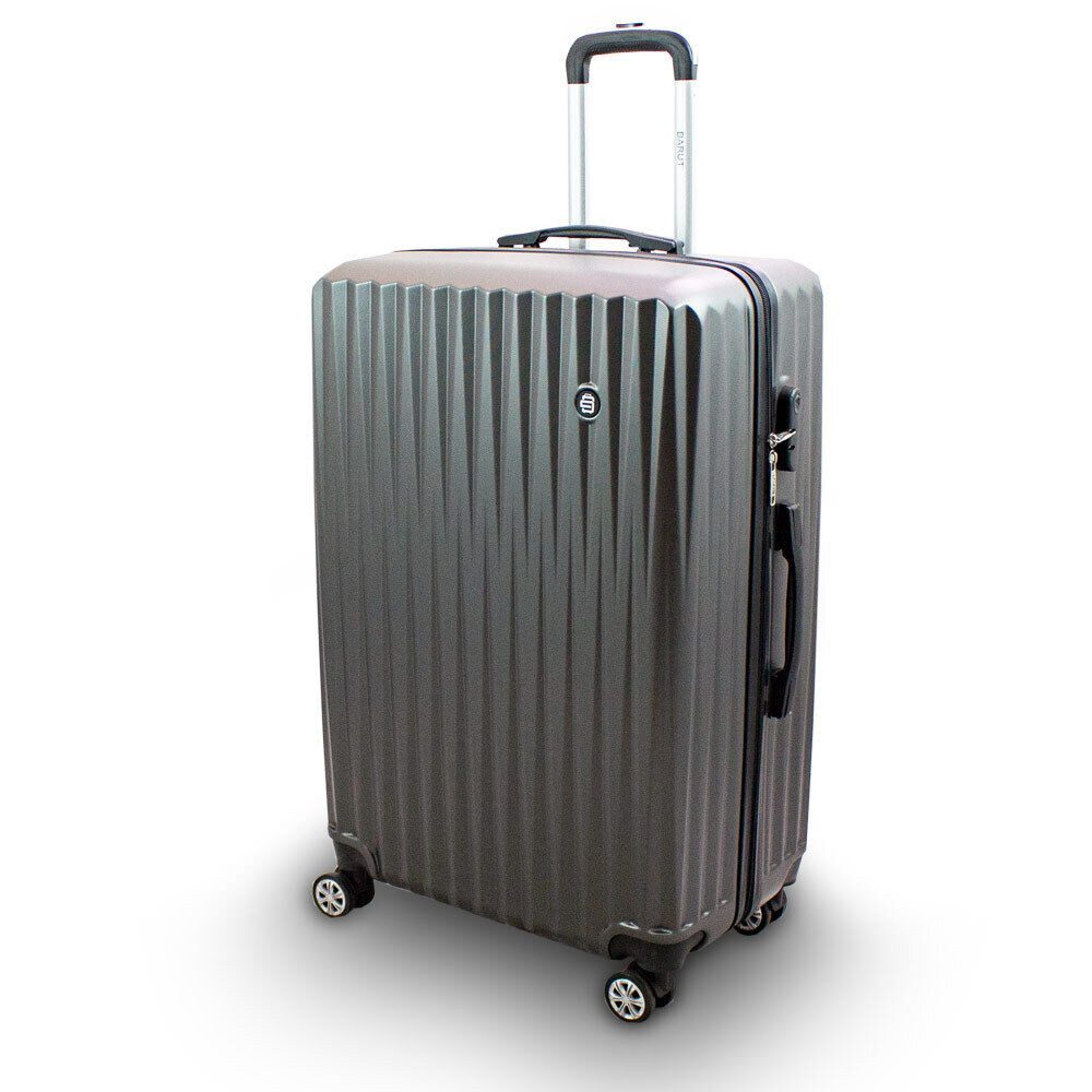 Barut Hartschalen-Trolley Barut Reisekoffer XL Modell General Grau, 4 Rollen