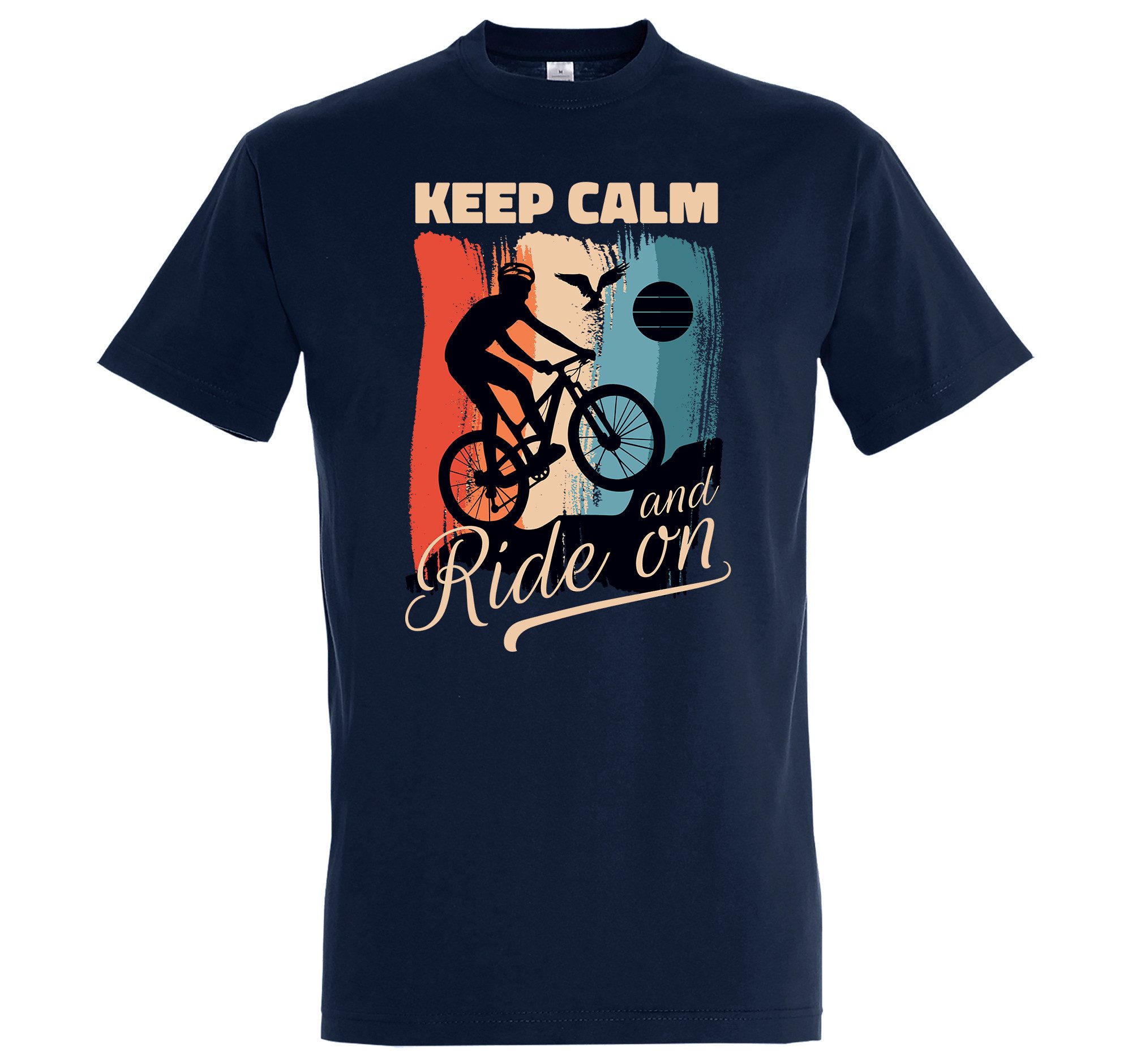 Youth Designz Print-Shirt Keep Calm Fahrrad günstig online kaufen