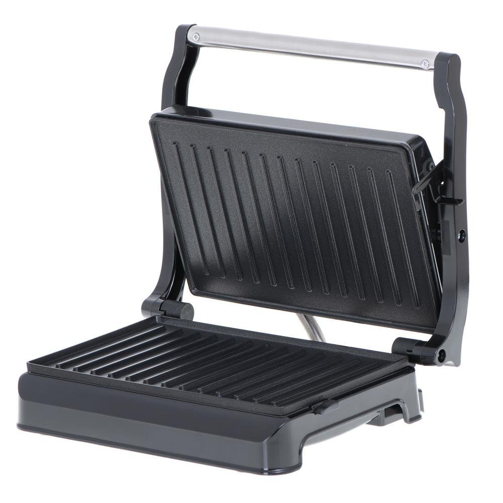 Adler Kontaktgrill AD 3052 Elektrogrill, 1200 Watt, Antihaftbeschichtung, Elektrischer Grill, Sandwichmaker