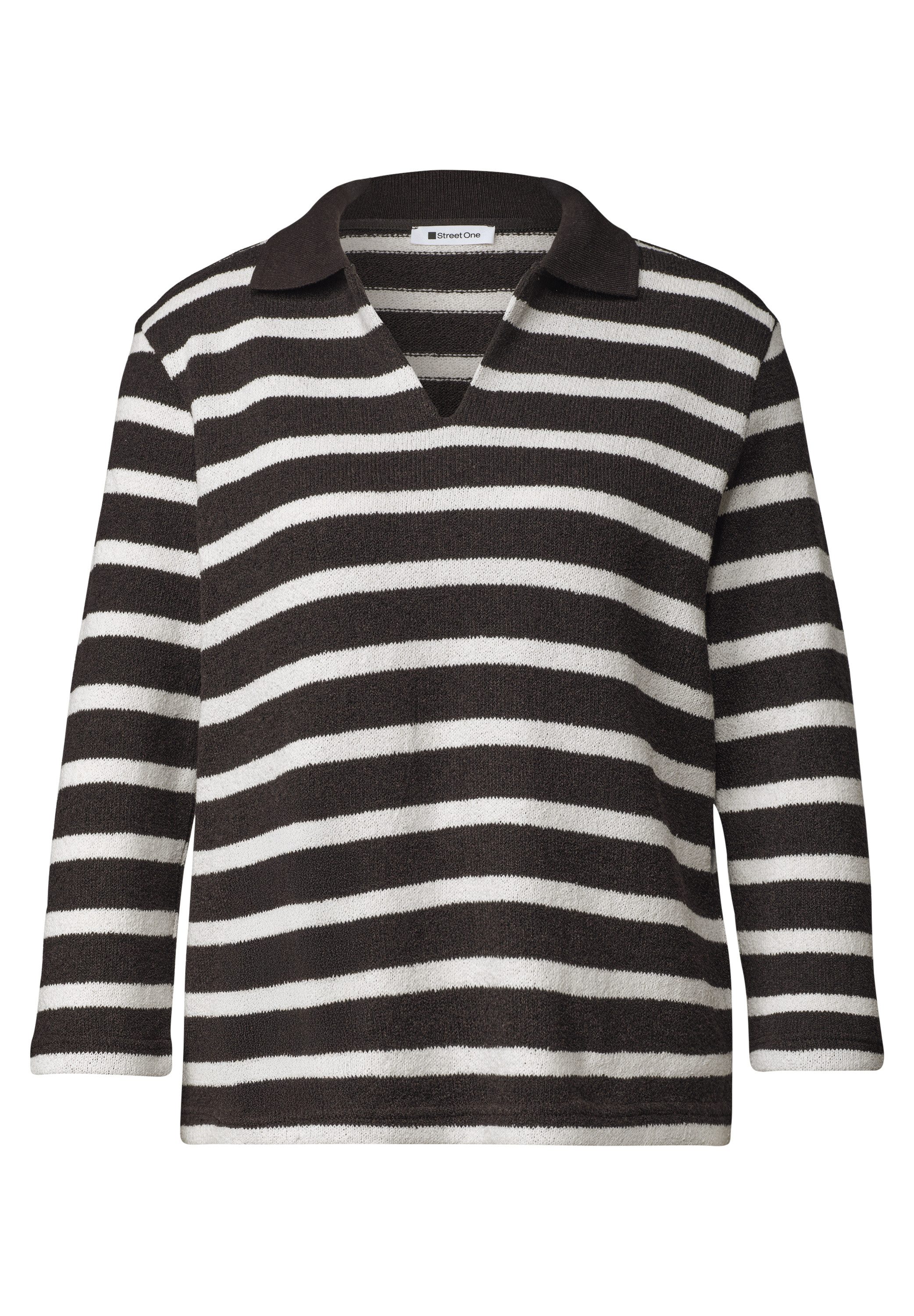 STREET ONE Poloshirt mit Streifenmuster – Bild 5 von 5
