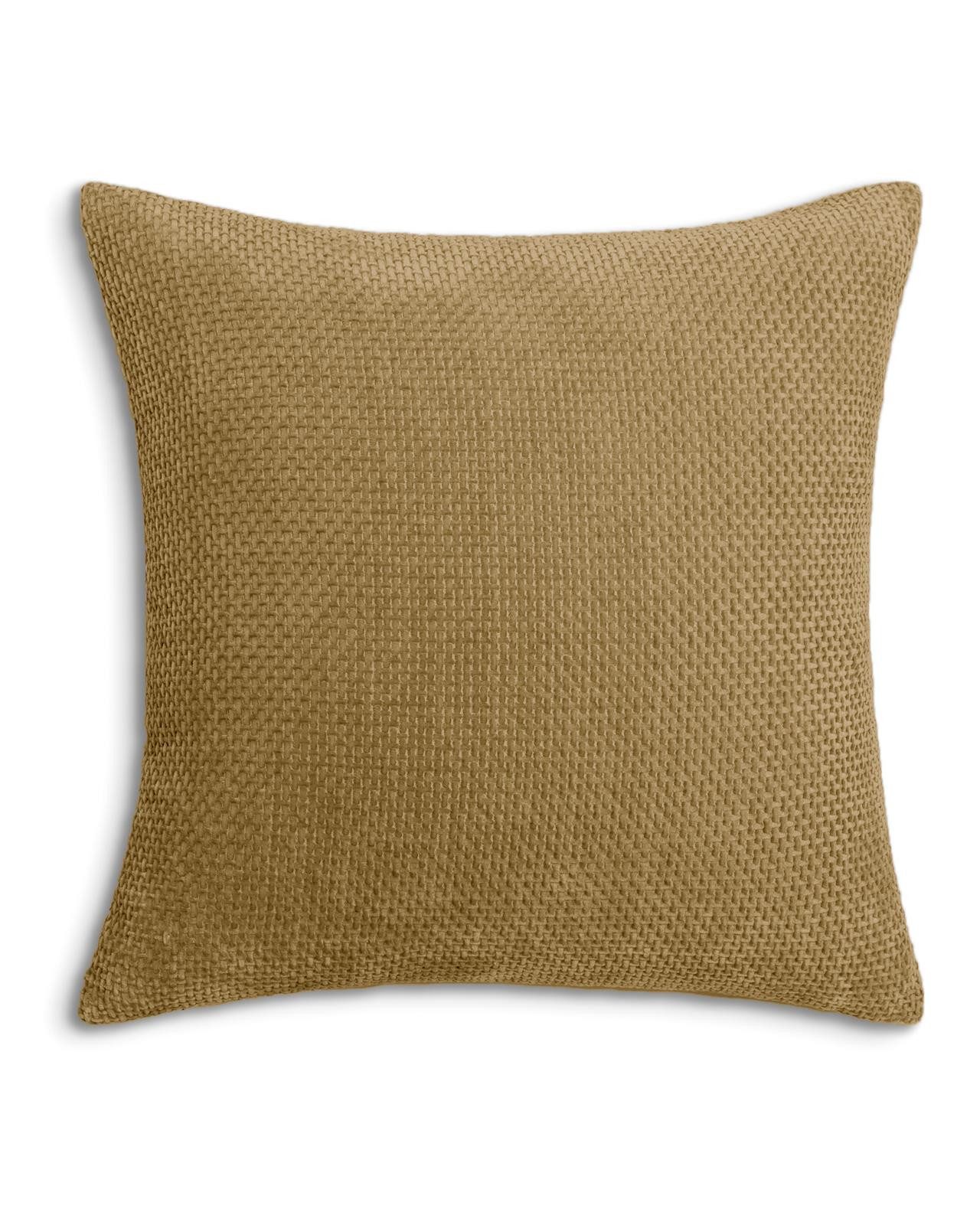 YELLOW Bettüberwurf Velours Panama Dekokissen 48x48 Amber Gold Dekokissen 48x48 Amber-Gol, Dekokissen Kissen Sofakissen