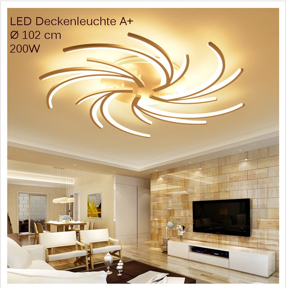 Eurotondisplay LED Deckenleuchte LED Deckenleuchte 2042 Fernbedienung Licht günstig online kaufen