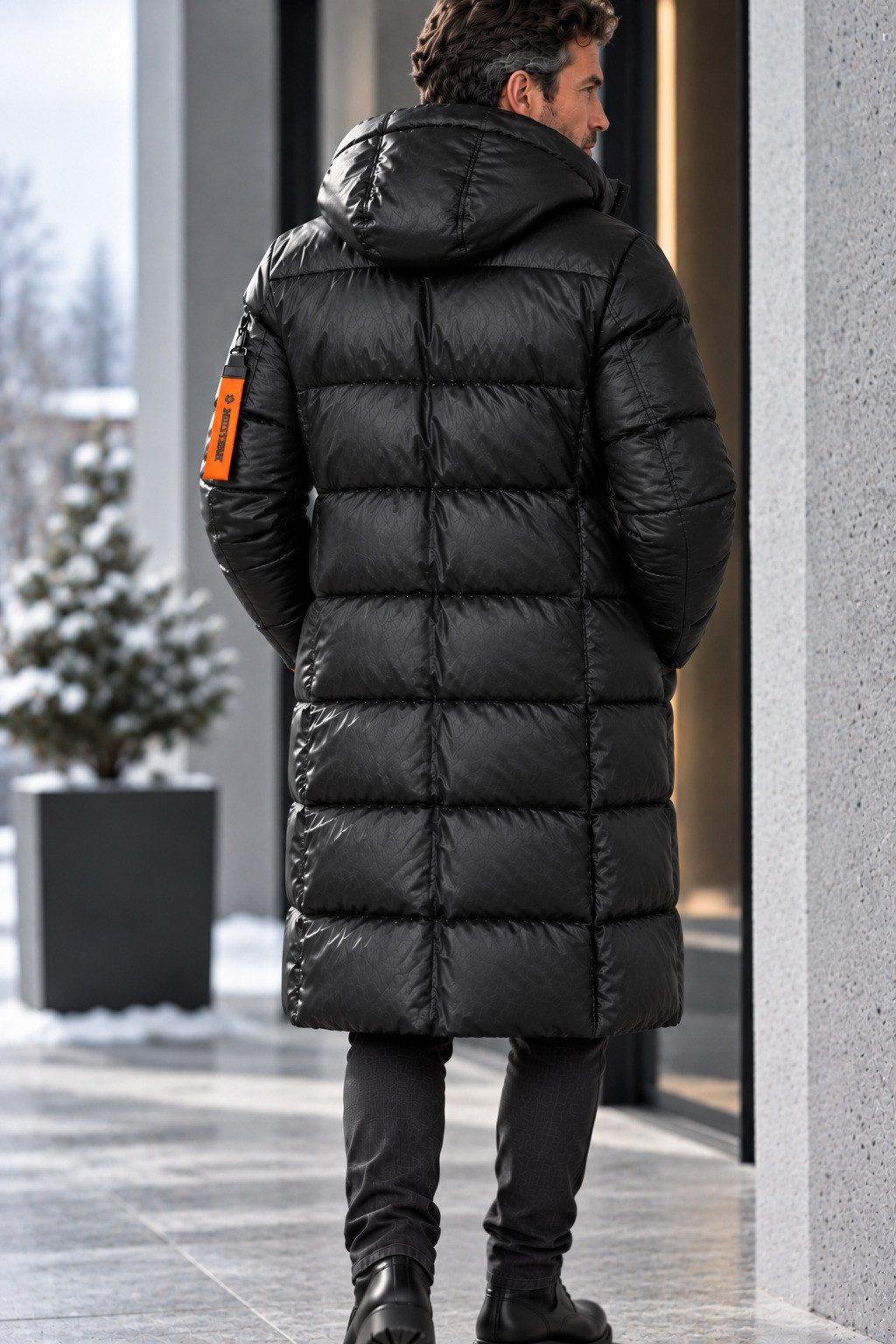 MILESTONE Ledermantel MSPiero aus softem Lammnappa Leder mit Kapuze – Bild 5 von 5