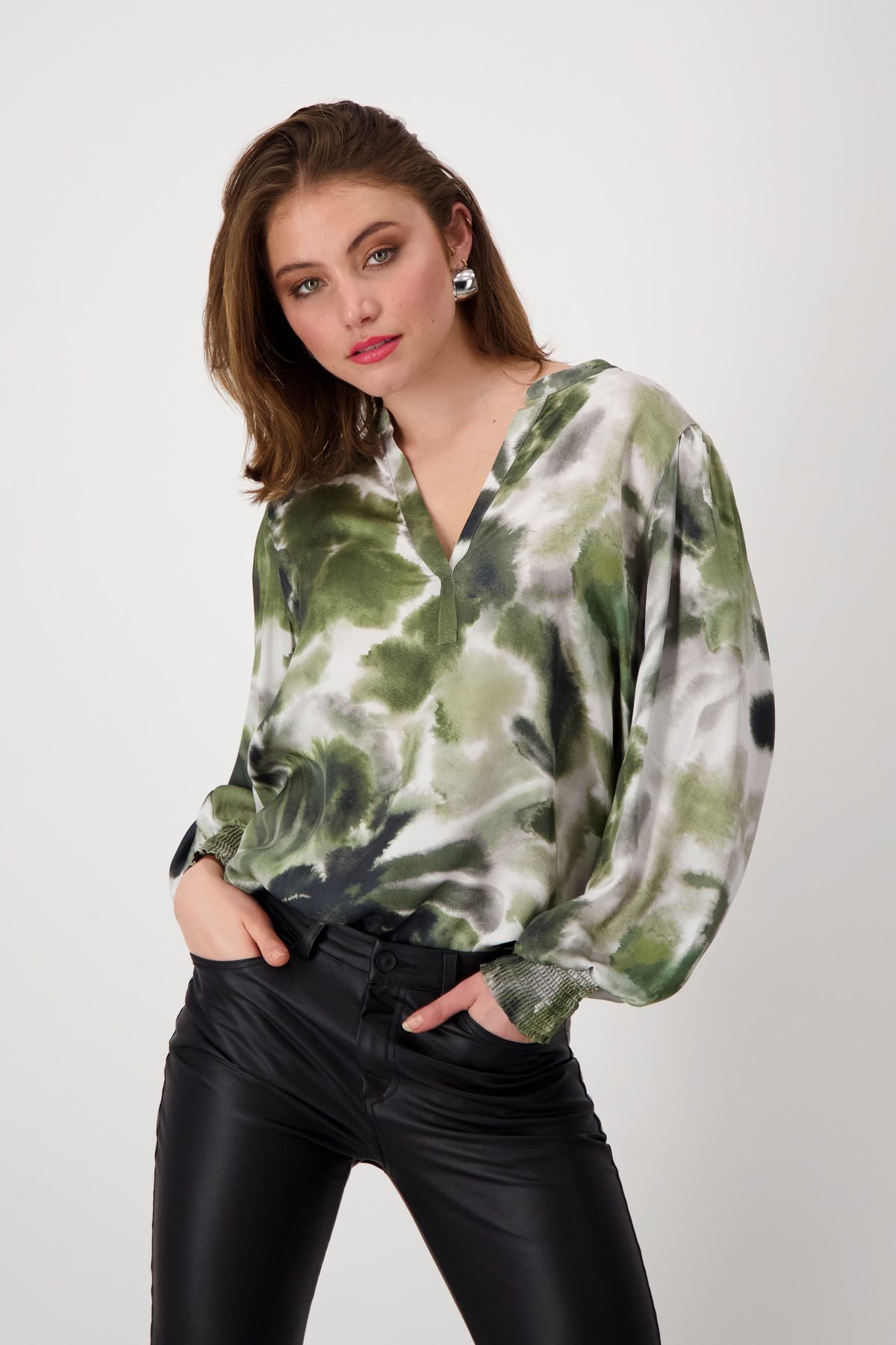 Druckbluse