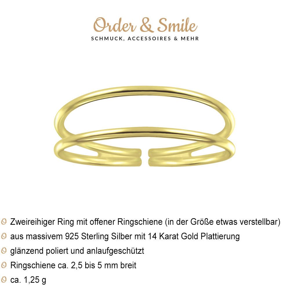 Order & Smile Schmuck Fingerring Ring günstig online kaufen
