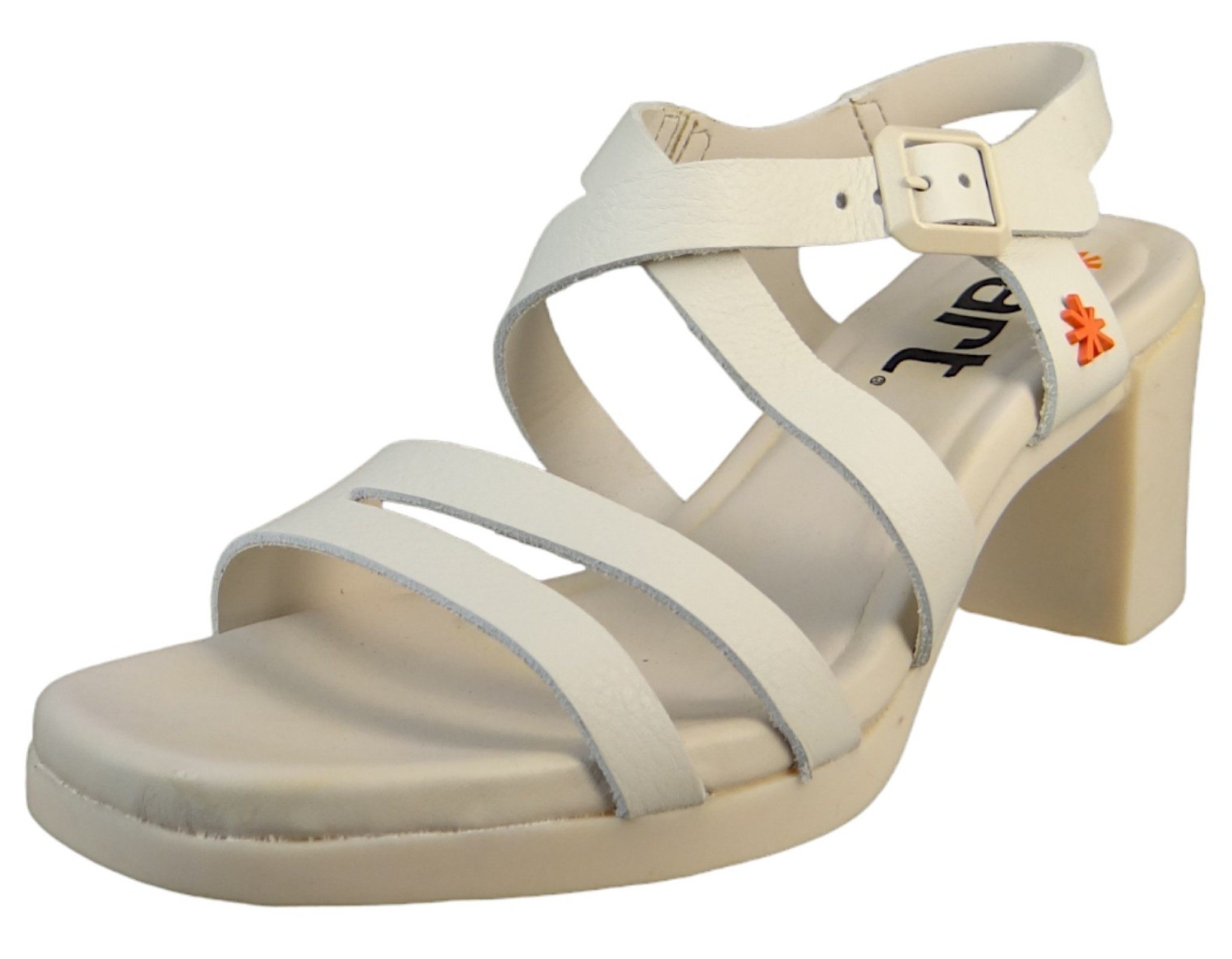 Sandales Élégantes Femme ART 1844 Cannes - Talon Carré, Confort Léger Et Style Pastel Sophistiqué