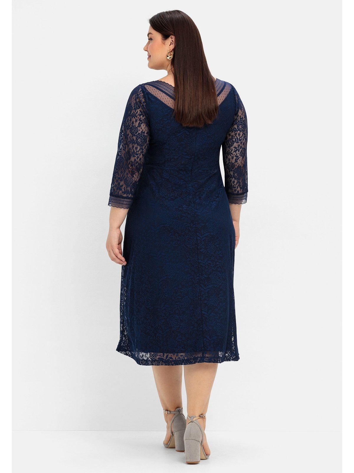 Sheego Abendkleid Große Größen aus elastischer und bequemer Qualität