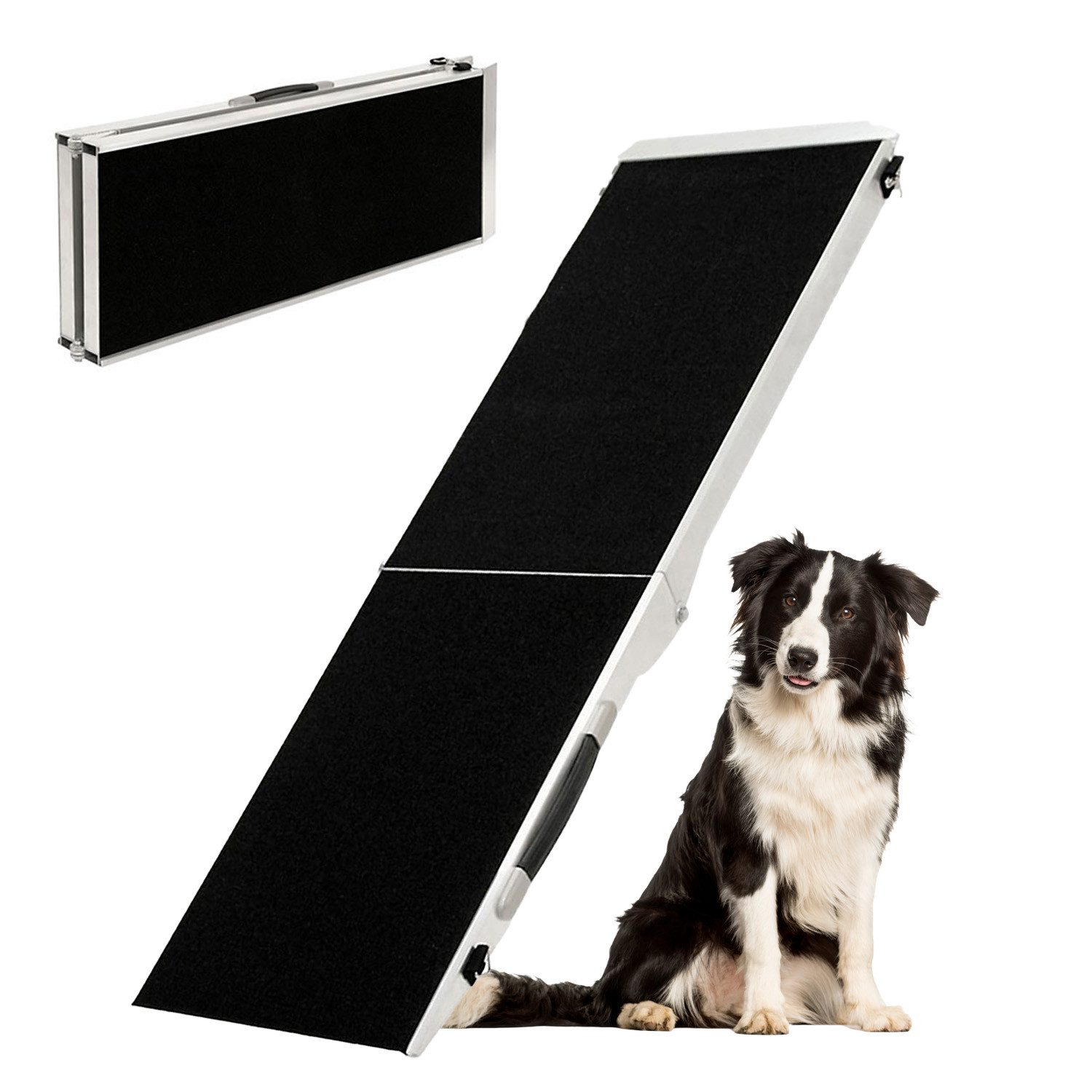 Petigi Hunderampe Hunderampe Auto Hunde Rampe Hundetreppe rutschfest klappb günstig online kaufen