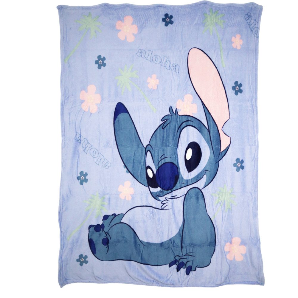 Wohndecke Lilo und Stitch Flanell Wohndecke günstig online kaufen