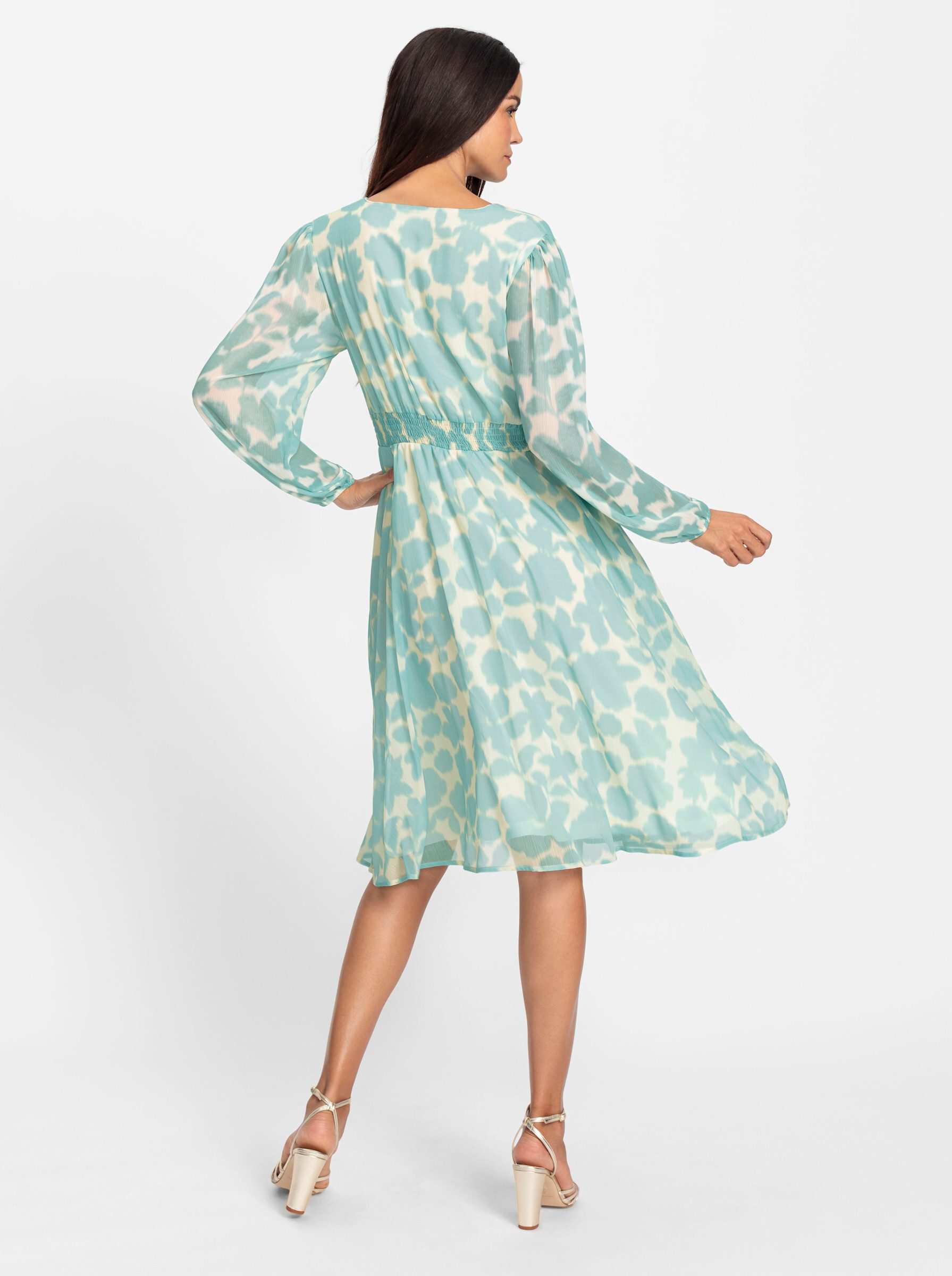 heine Etuikleid Druck-Kleid Langarm günstig online kaufen