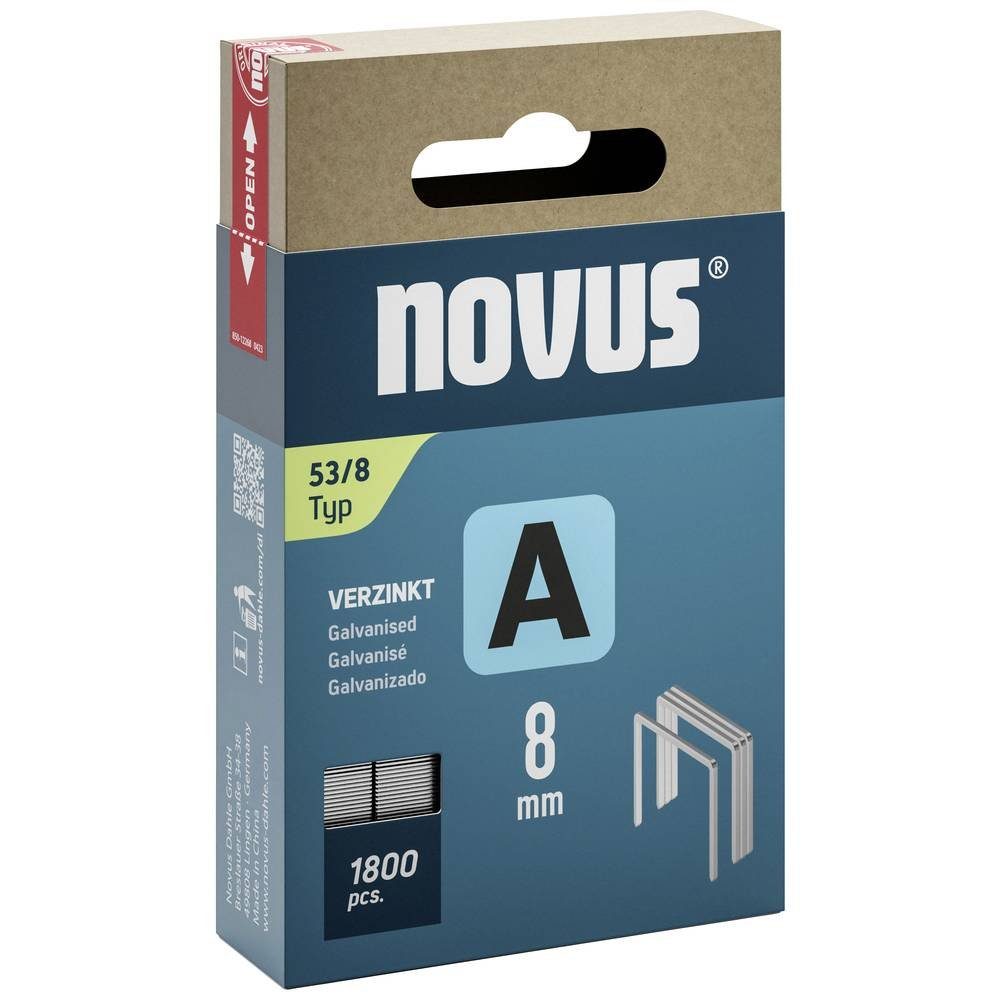 NOVUS Tackerklammer Feindrahtklammern A Typ 53 8mm
