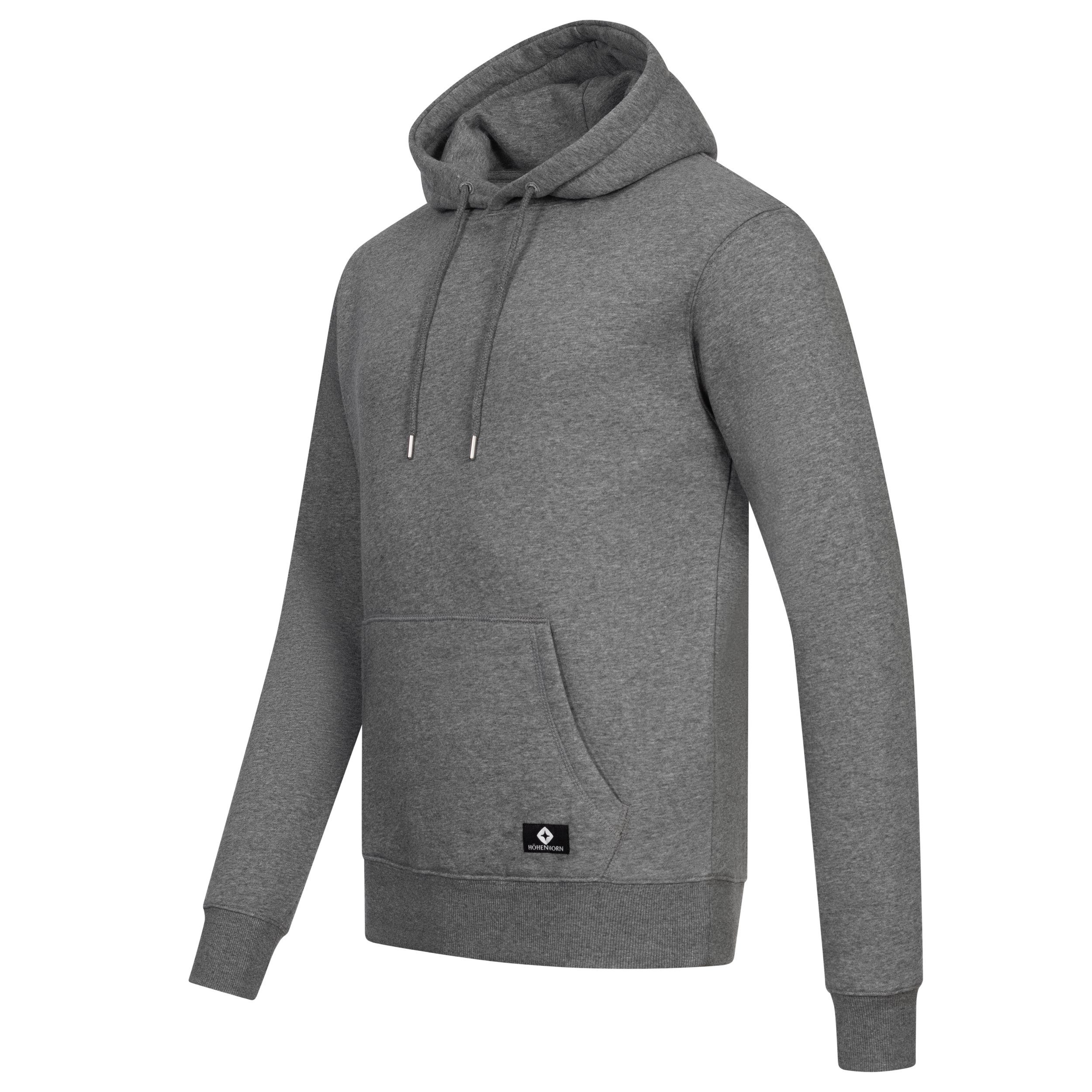Höhenhorn Hoodie Janga Herren Kapuzen Pullover für Männer Hoody Sweatshirt Hochwertige Baumwolle, weiche Innenseite, angenehm warm