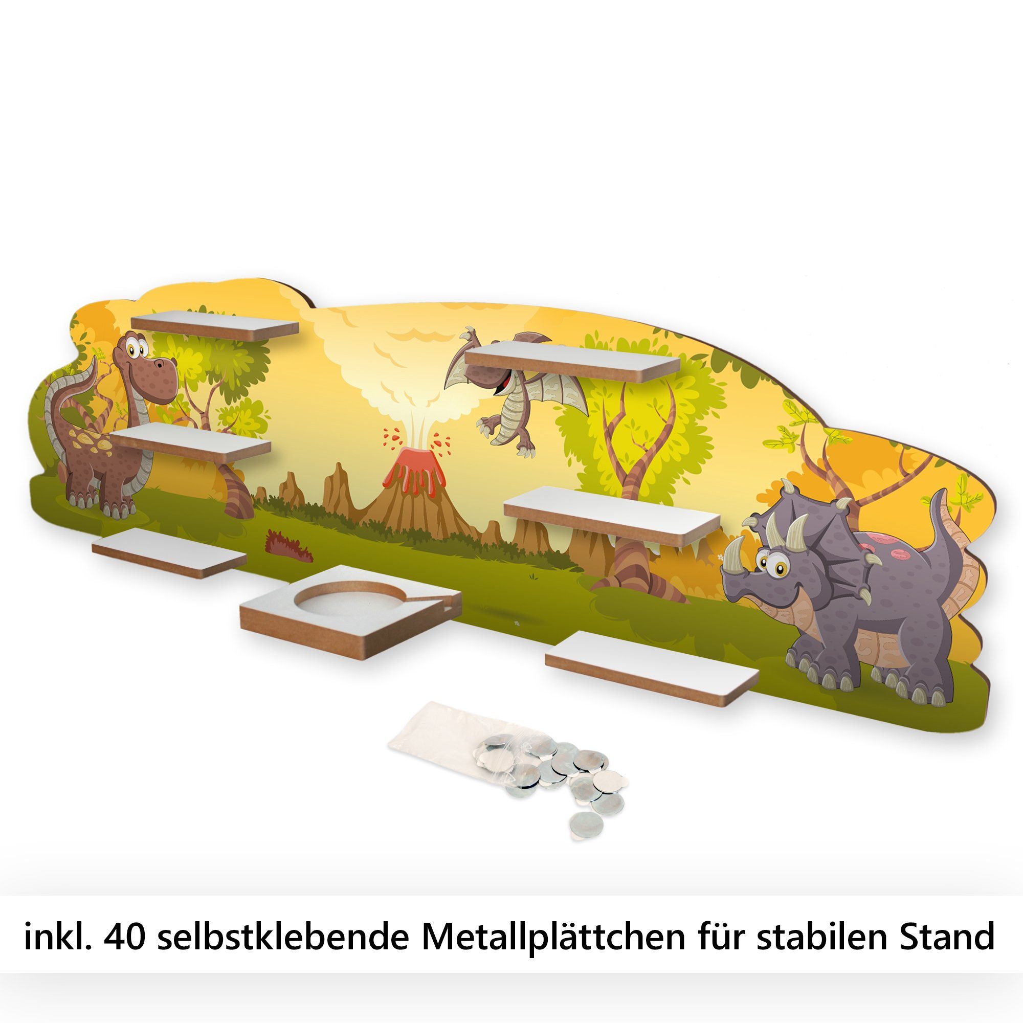 Feder für TONIE-BOX Dinos, MUSIKBOX-REGAL TONIES Metallplättchen 40 Wandregal und inkl. Kreative