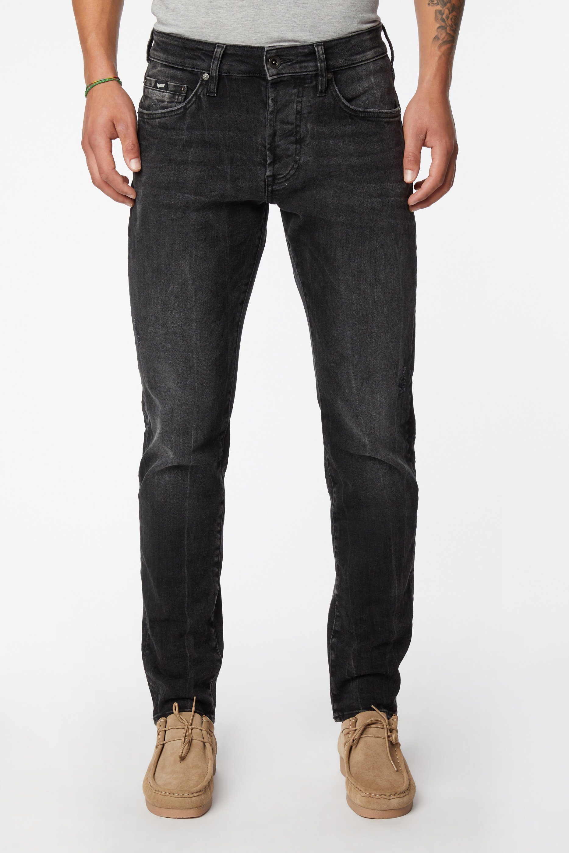 GAS Tapered-fit-Jeans NORTON CARROT mit Button-Fly