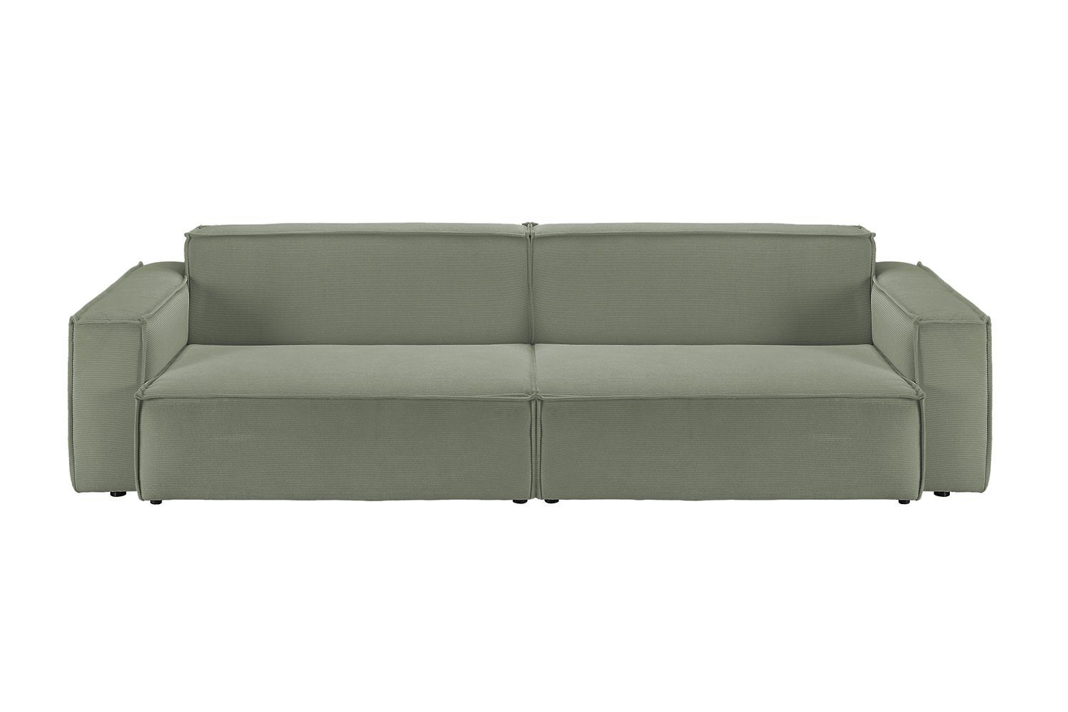 KAWOLA Sofa SAMU, Couch Feincord 2-Sitzer oder 3-Sitzer verschiedene Farben