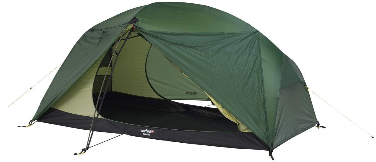 Wechsel Tents Geodätzelt Trekkingzelt Exogen 2 - Zero-G - Ultraleicht-Zelte für 3-Jahreszeiten, Personen: 2, Schnallen in Zugrichtung, reflektierende Abspannleinen