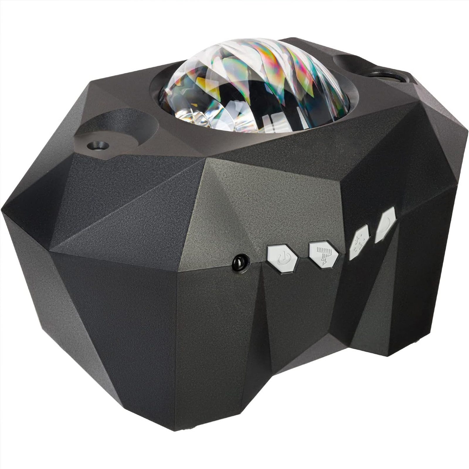 OKWISH LED-Sternenhimmel Galaxy Projektor Sternenprojektor Deko Nachtlicht, ohne Akku Bluetooth-Musikspieler und freie Kombination von Sternennebeln Polarlicht Galaxy, LED fest integriert, Farbwechsler, mit Fernbedienung Timer Baby Kinder Erwachsene Heimkino Party Haus