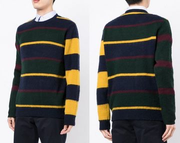 Ralph Lauren Strickpullover POLO RALPH LAUREN Stripe Patchwork Sweater Gestreifter Pullover Pulli
