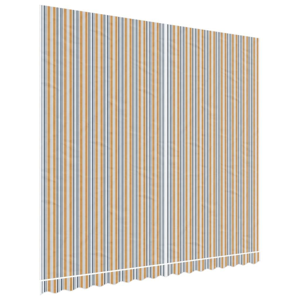 vidaXL Markise 4 x 35 m Markisenbespannung Mehrfarbig Gestreift 4x3,5 m